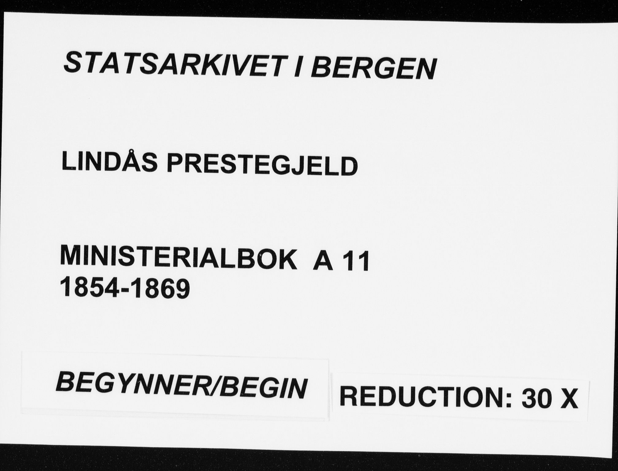 Lindås Sokneprestembete, SAB/A-76701/H/Haa: Ministerialbok nr. A 11, 1854-1869