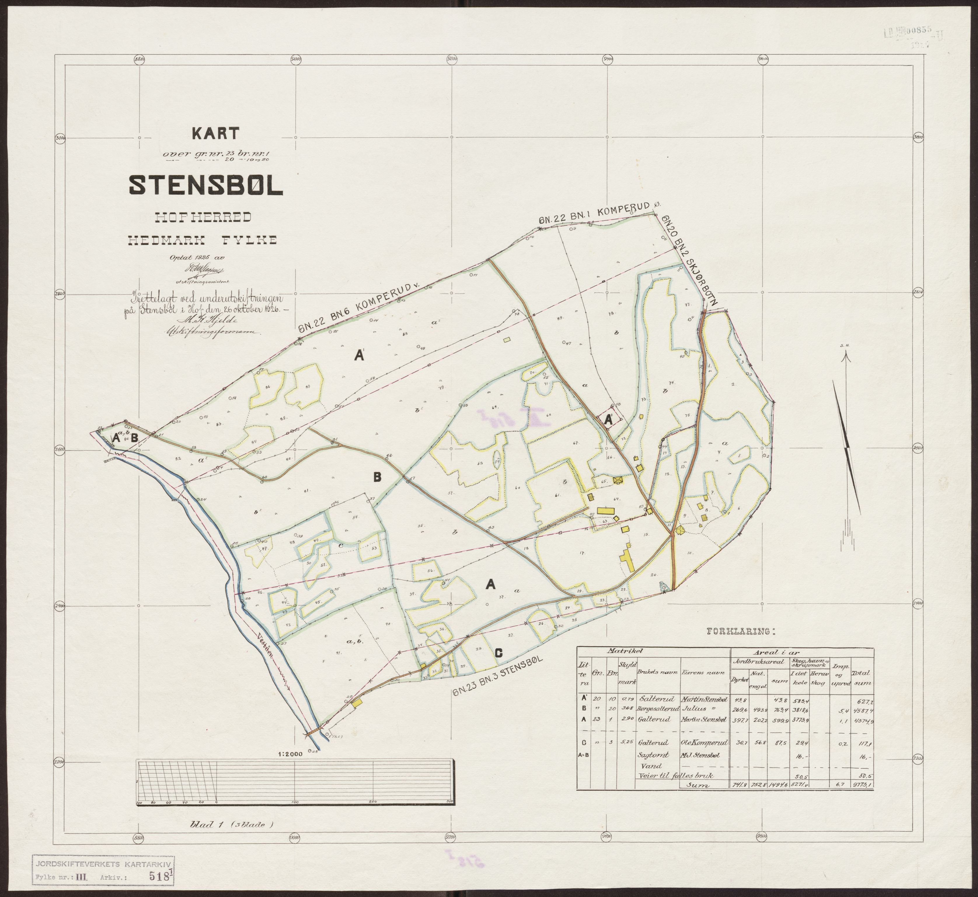 Jordskifteverkets kartarkiv, RA/S-3929/T, 1859-1988, s. 850