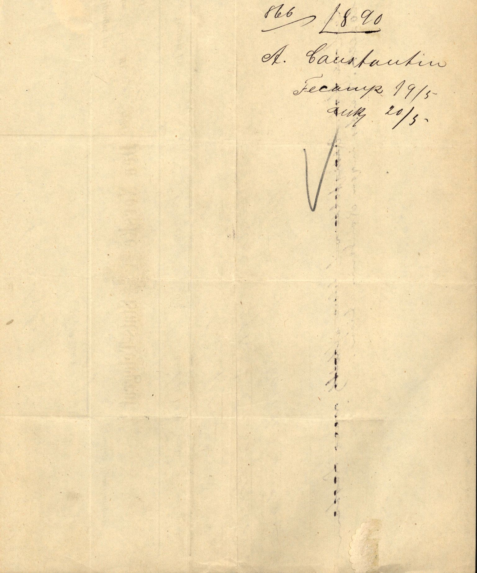 Pa 63 - Østlandske skibsassuranceforening, VEMU/A-1079/G/Ga/L0025/0003: Havaridokumenter / Josephine, Carl, Johanna, Castro, Comorin, Corona, 1890, s. 29