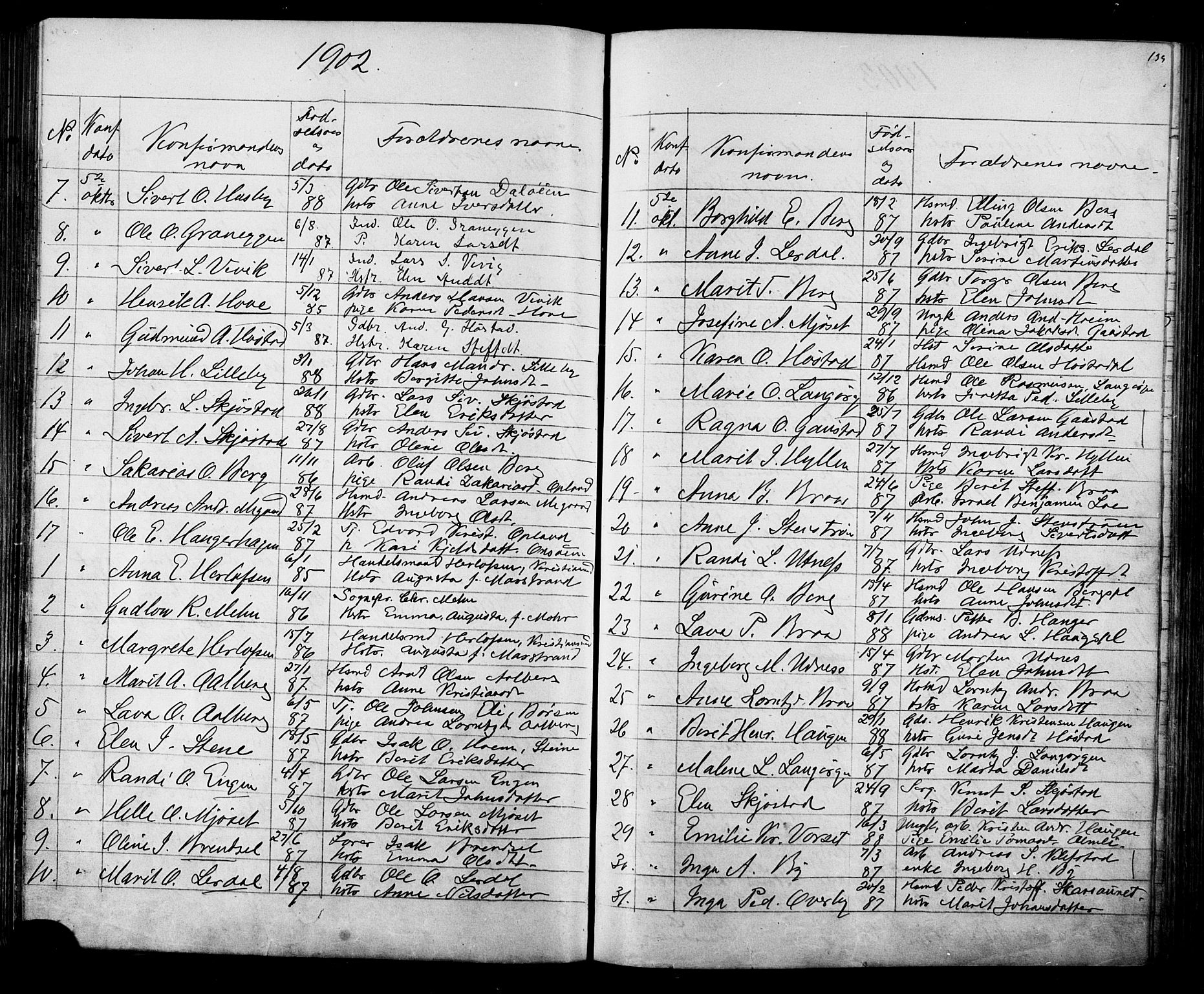 Ministerialprotokoller, klokkerbøker og fødselsregistre - Sør-Trøndelag, SAT/A-1456/612/L0387: Klokkerbok nr. 612C03, 1874-1908, s. 139