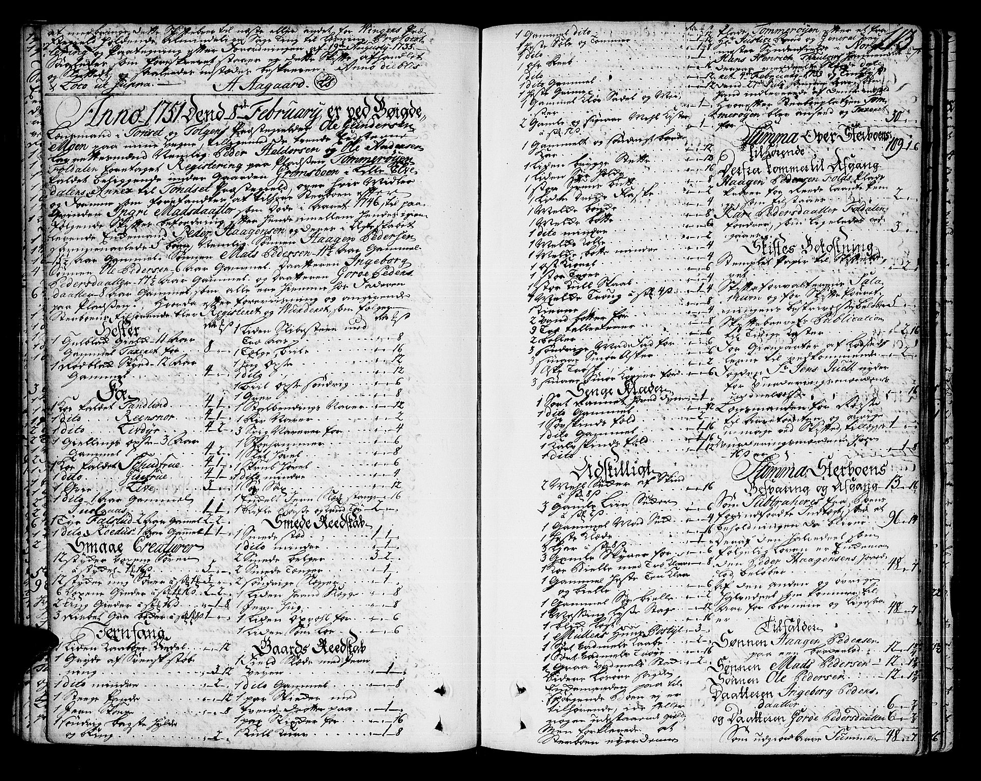 Solør og Østerdalen sorenskriveri, AV/SAH-TING-024/J/Ja/L0010A: Skifteprotokoll, 1750-1753, s. 112b-113a