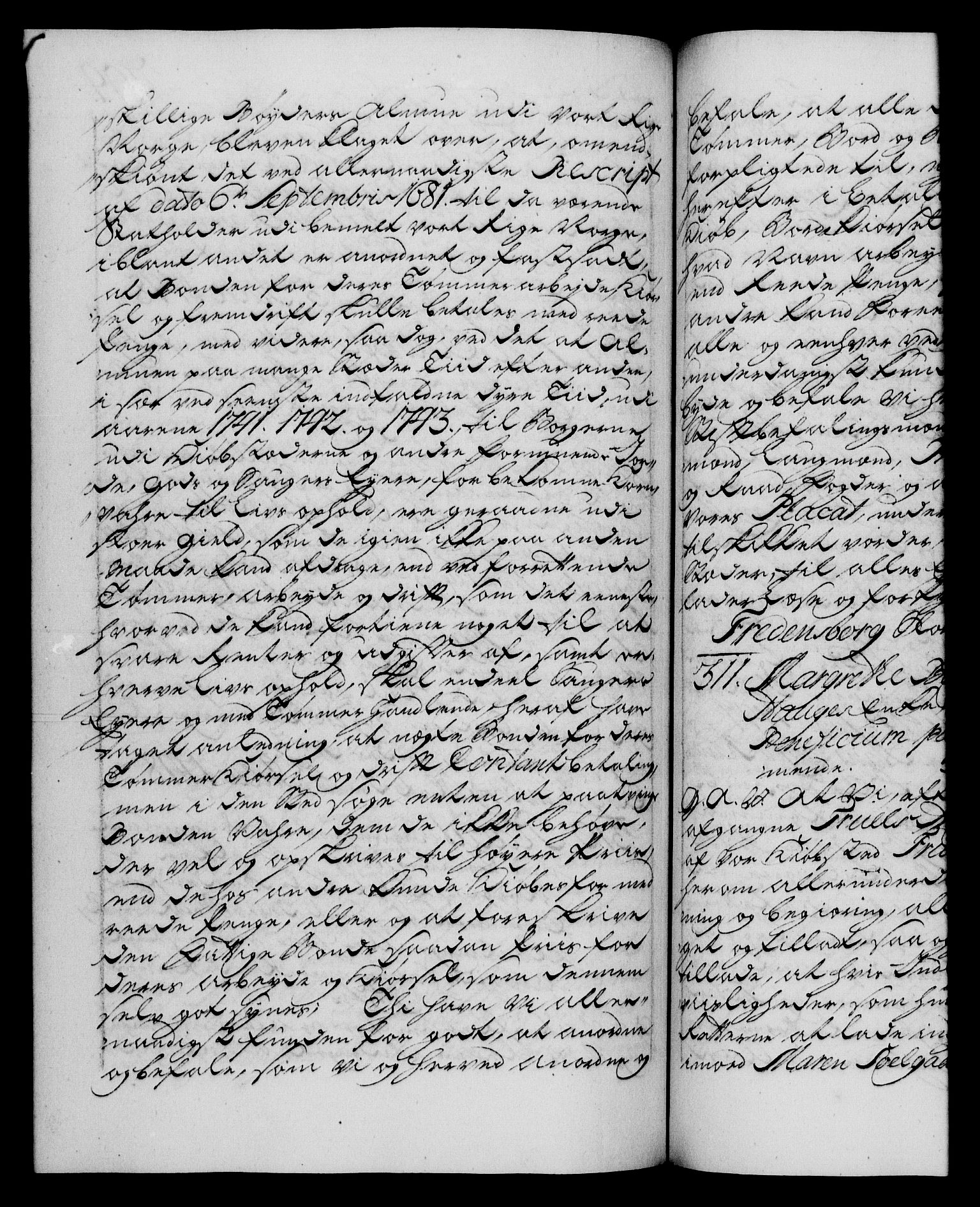 Danske Kanselli 1572-1799, AV/RA-EA-3023/F/Fc/Fca/Fcaa/L0035: Norske registre, 1746-1748, s. 709b
