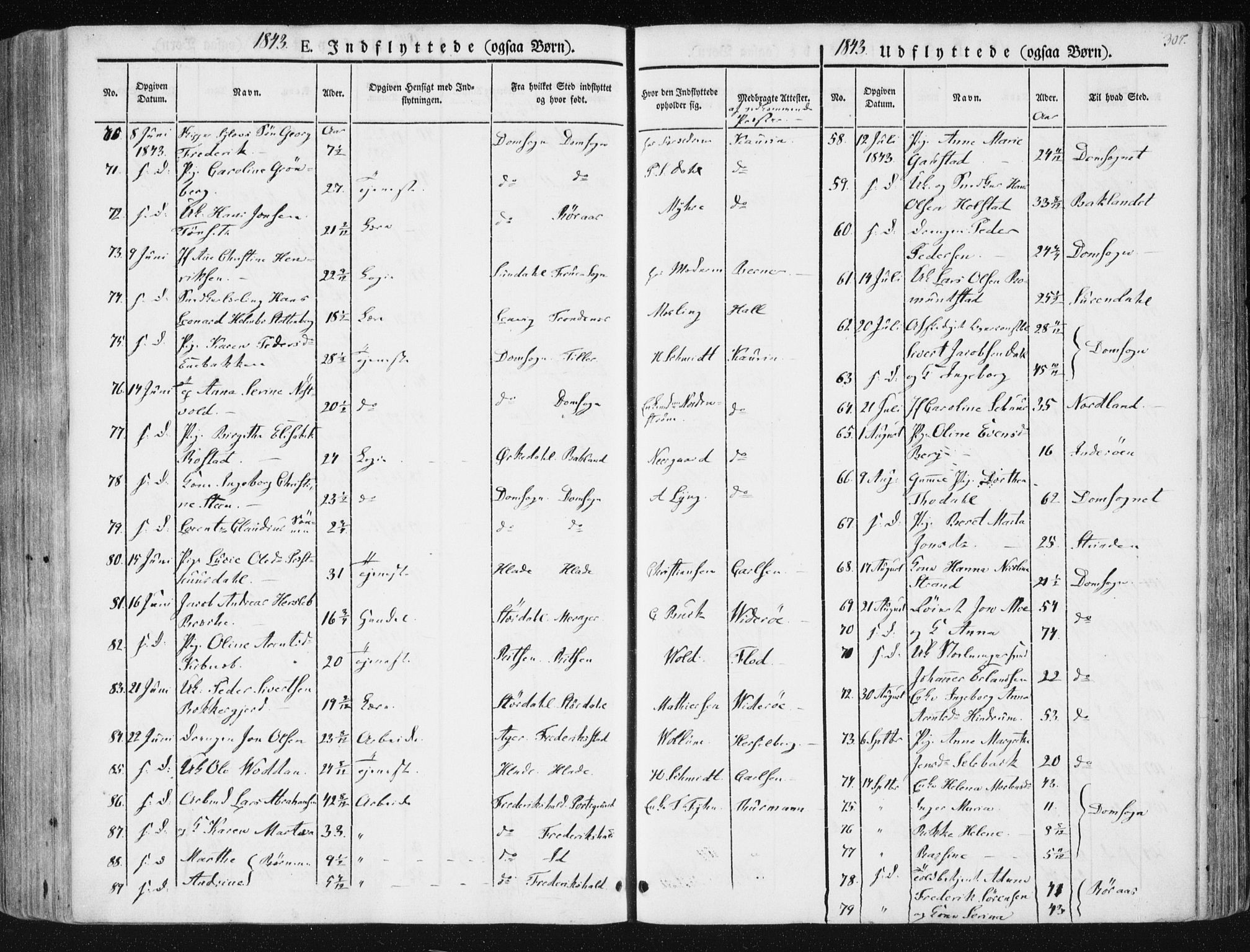 Ministerialprotokoller, klokkerbøker og fødselsregistre - Sør-Trøndelag, AV/SAT-A-1456/602/L0110: Ministerialbok nr. 602A08, 1840-1854, s. 307