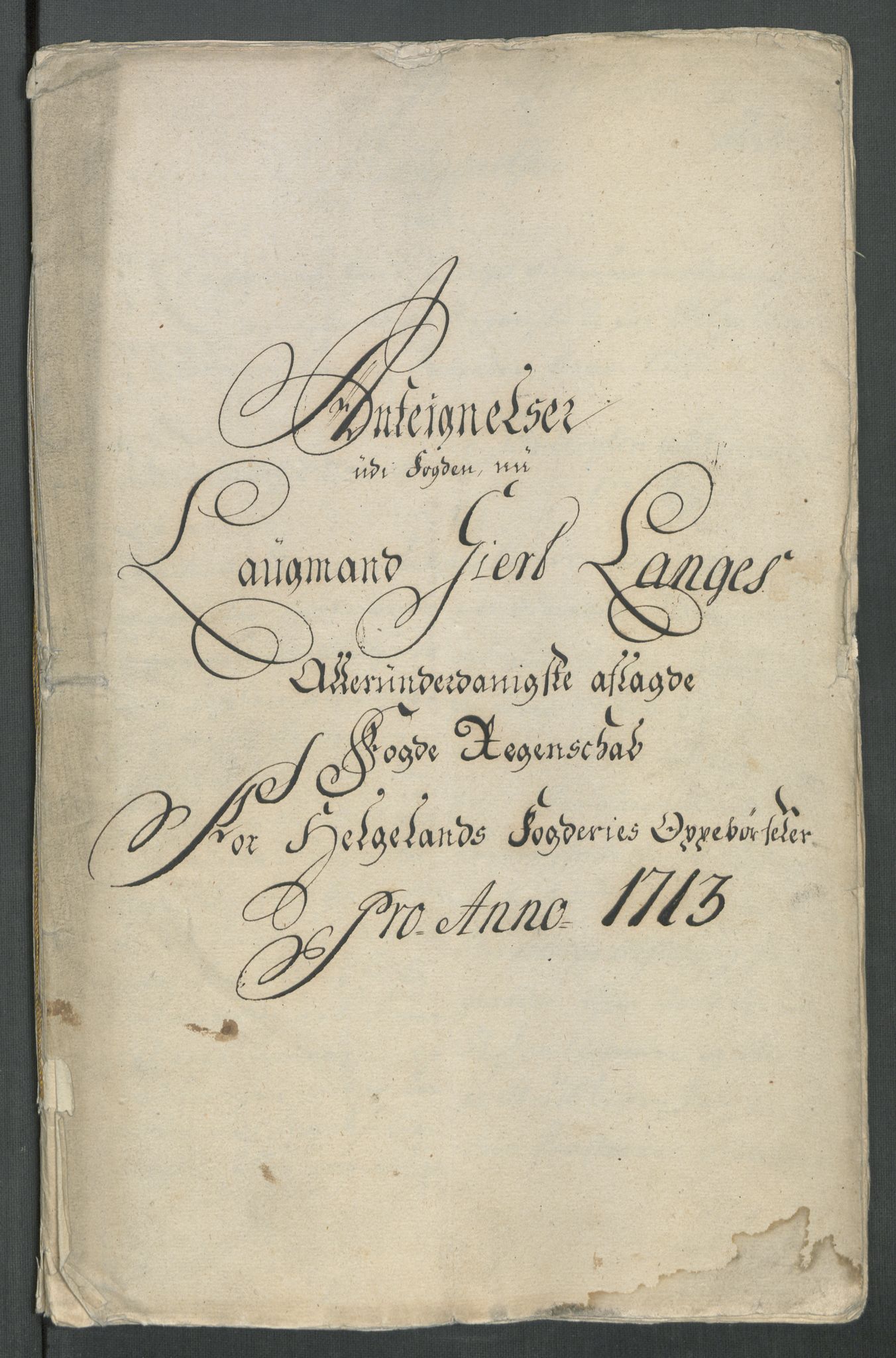 Rentekammeret inntil 1814, Reviderte regnskaper, Fogderegnskap, AV/RA-EA-4092/R65/L4512: Fogderegnskap Helgeland, 1712-1713, s. 459