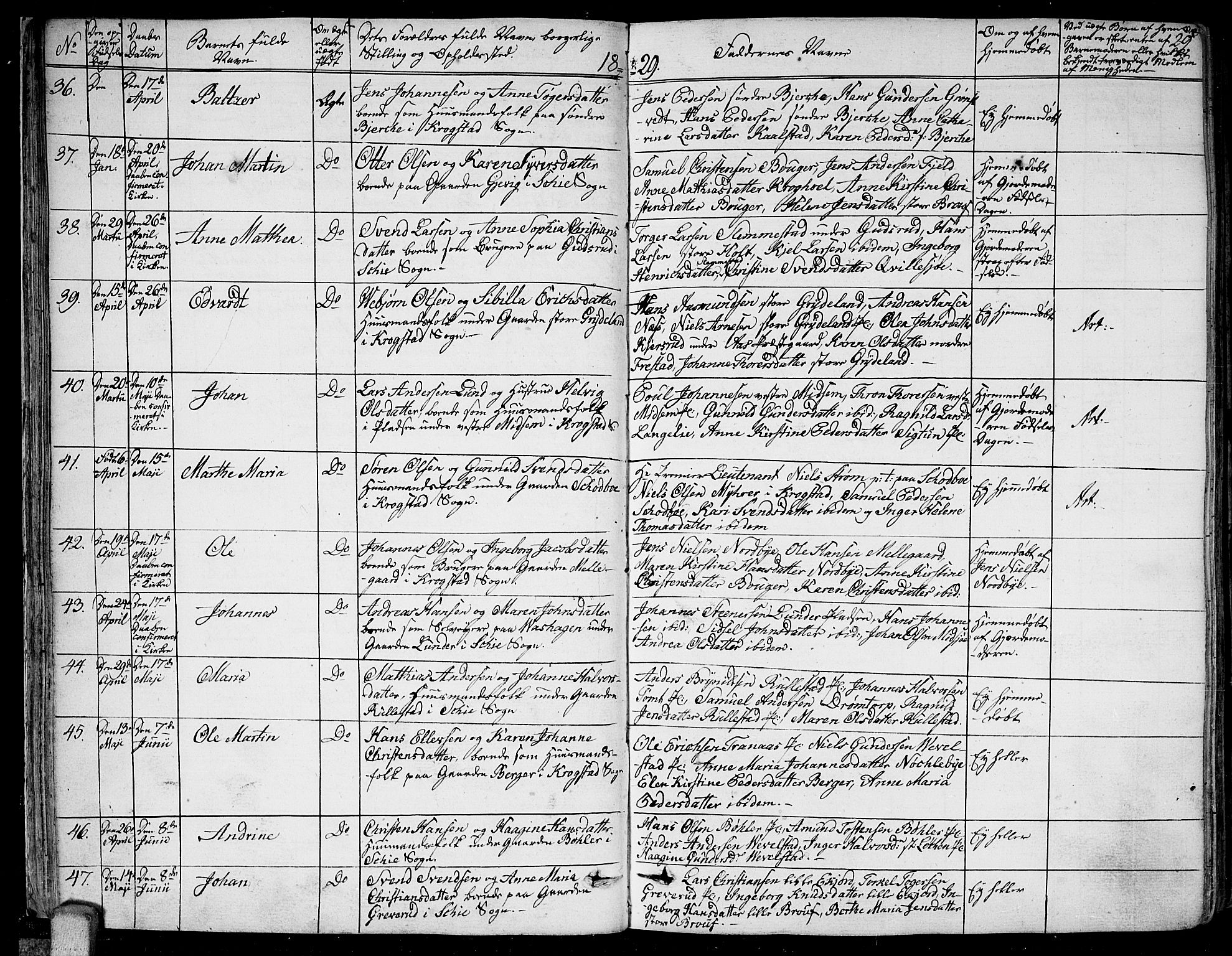 Kråkstad prestekontor Kirkebøker, AV/SAO-A-10125a/F/Fa/L0004: Ministerialbok nr. I 4, 1825-1837, s. 29