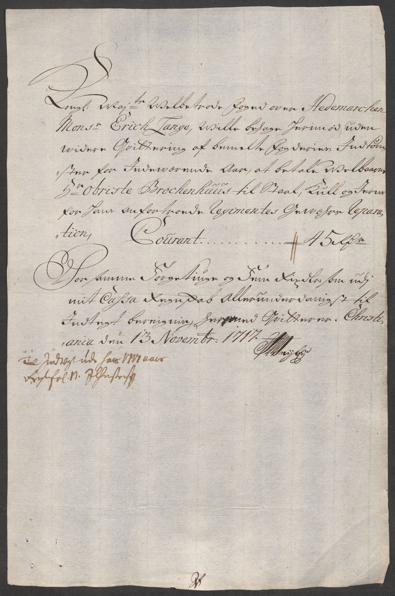 Rentekammeret inntil 1814, Reviderte regnskaper, Fogderegnskap, AV/RA-EA-4092/R16/L1056: Fogderegnskap Hedmark, 1717, s. 412