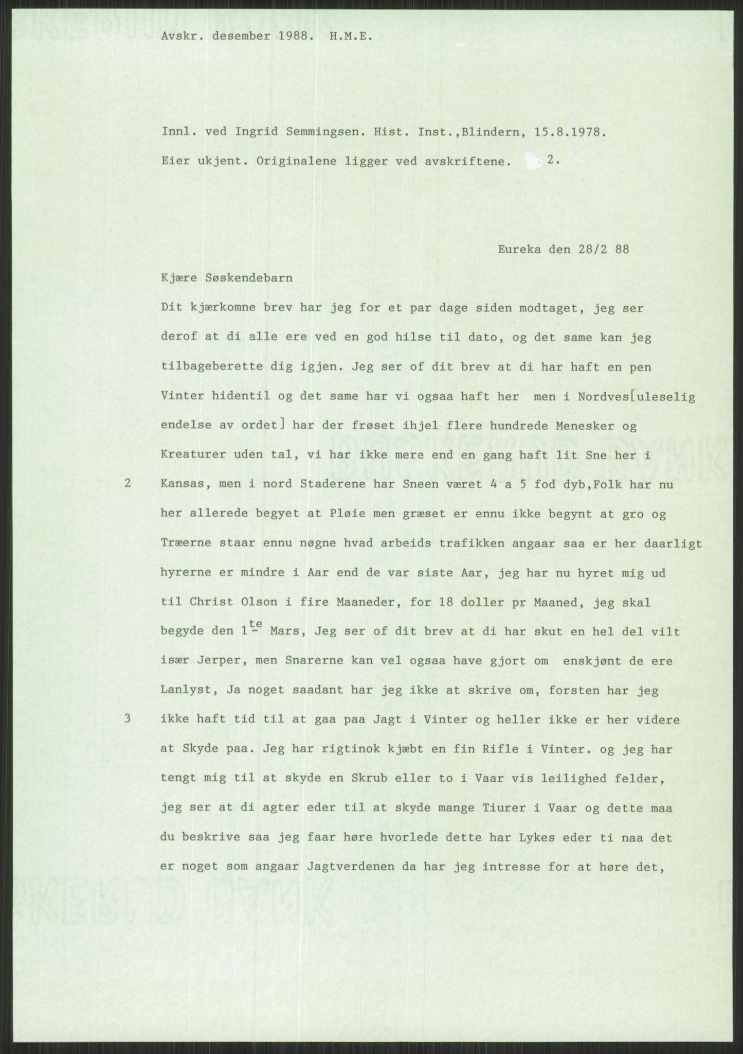 Samlinger til kildeutgivelse, Amerikabrevene, AV/RA-EA-4057/F/L0021: Innlån fra Buskerud: Michalsen - Ål bygdearkiv, 1838-1914, s. 213