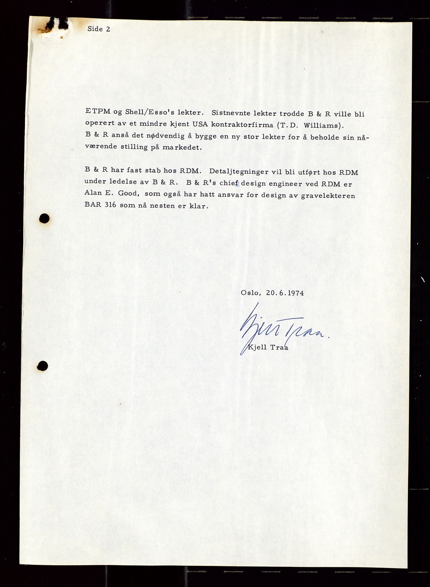 Industridepartementet, Oljekontoret, AV/SAST-A-101348/Di/L0004: DWP, møter, komite`møter, 761 forskning/teknologi, 1972-1975, s. 468