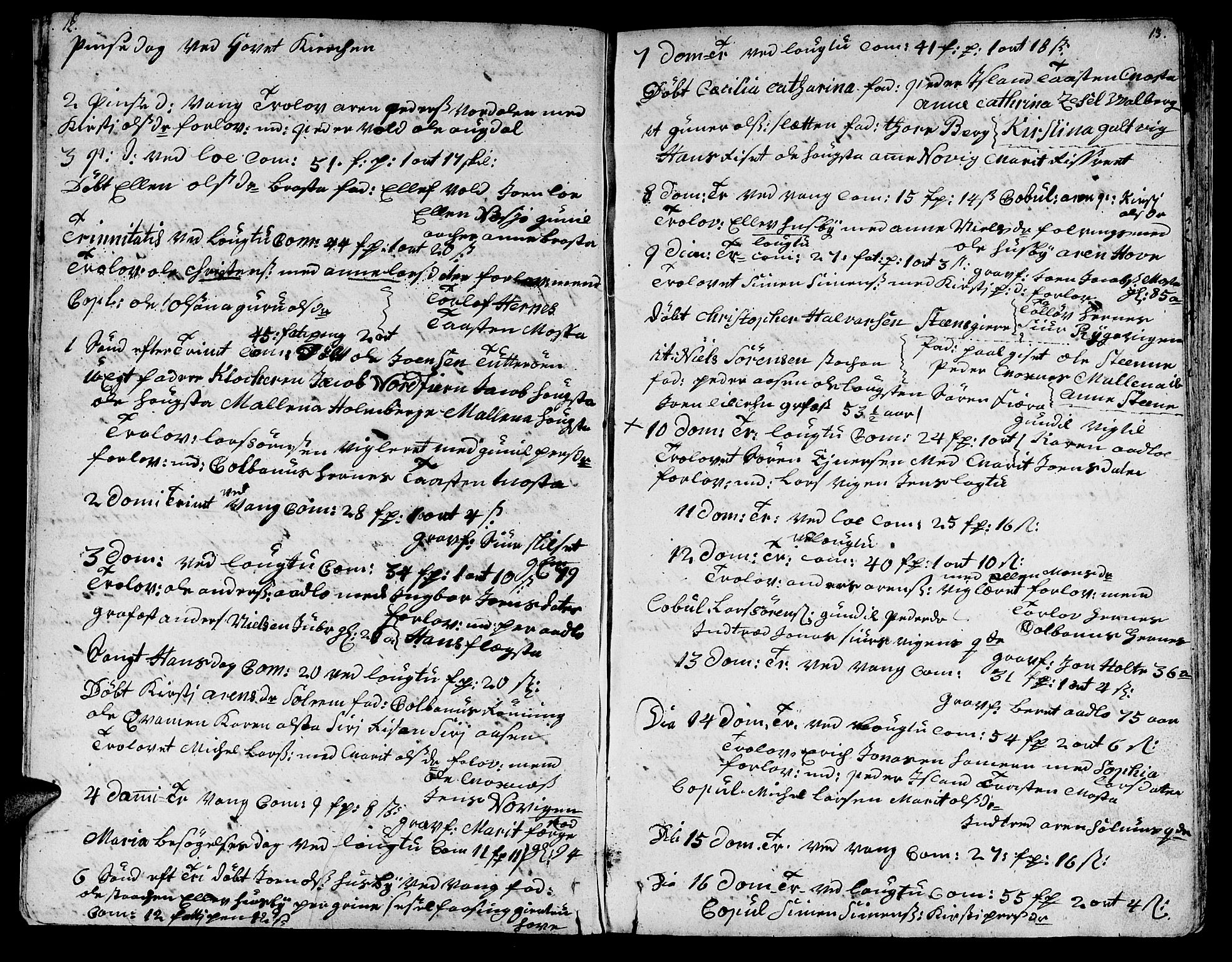 Ministerialprotokoller, klokkerbøker og fødselsregistre - Nord-Trøndelag, AV/SAT-A-1458/713/L0109: Ministerialbok nr. 713A01, 1750-1778, s. 12-13