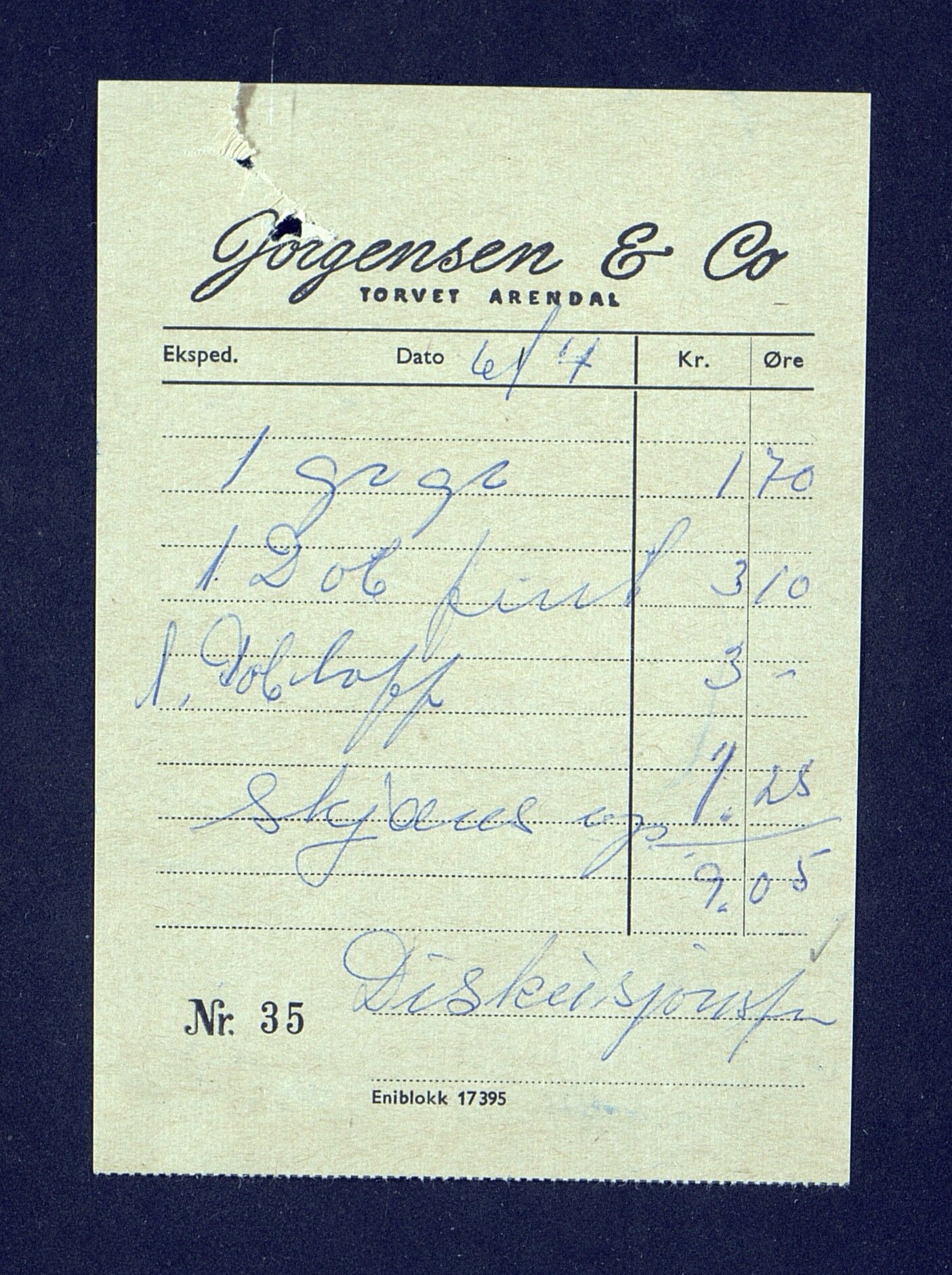Samling av foreningsarkiv. A-Å, AAKS/PA-1059/F/L0014: Foreninger, Arendal