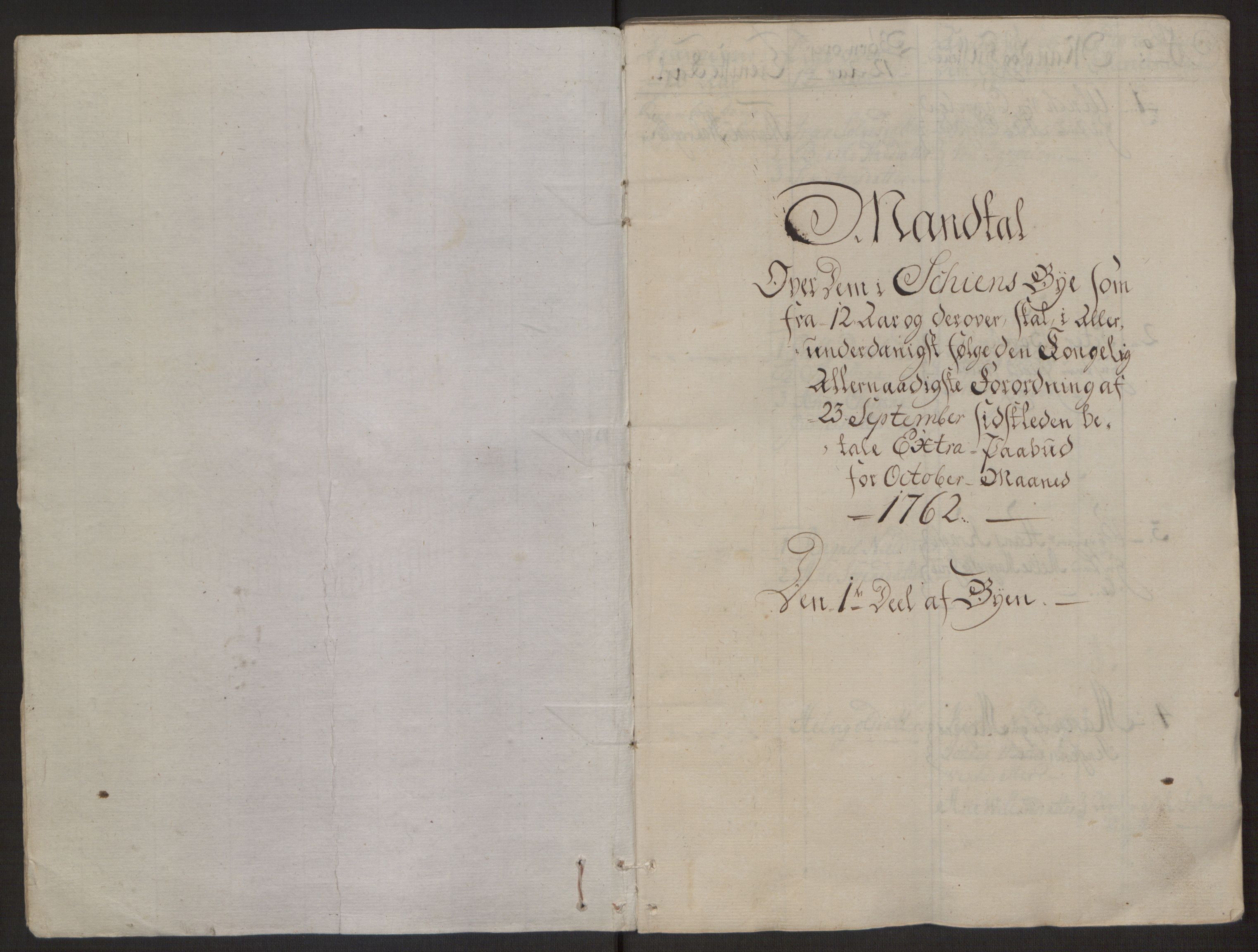 Rentekammeret inntil 1814, Reviderte regnskaper, Byregnskaper, AV/RA-EA-4066/R/Rj/L0198/0001: [J4] Kontribusjonsregnskap / Ekstraskatt, 1762-1768, s. 11