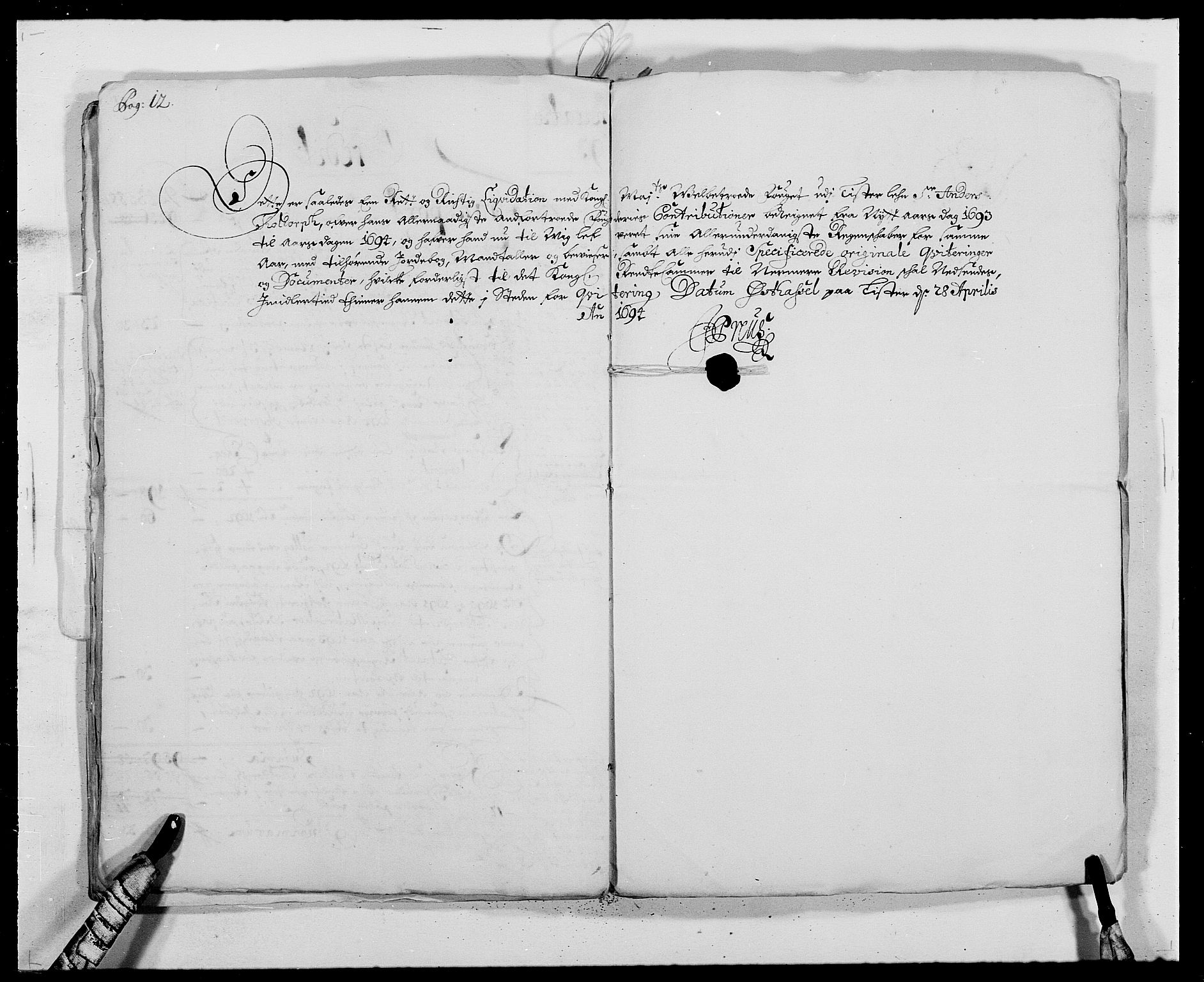 Rentekammeret inntil 1814, Reviderte regnskaper, Fogderegnskap, AV/RA-EA-4092/R41/L2536: Fogderegnskap Lista, 1690-1693, s. 420