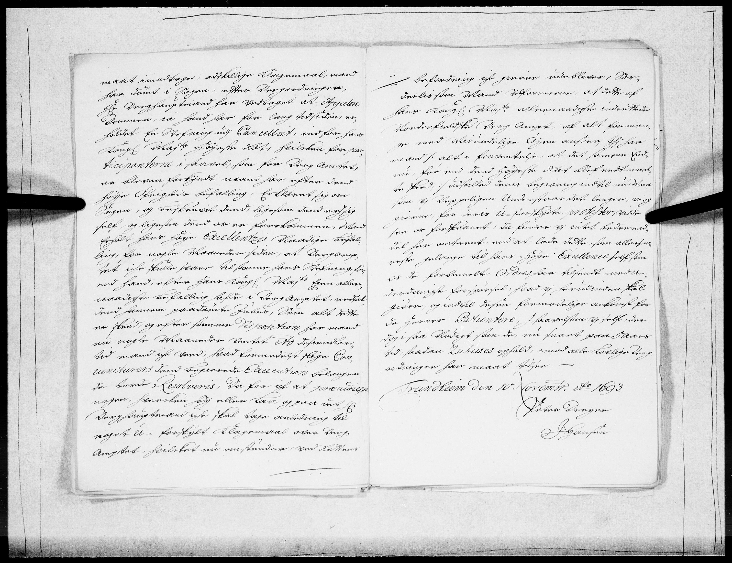 Danske Kanselli 1572-1799, AV/RA-EA-3023/F/Fc/Fcc/Fcca/L0045: Norske innlegg 1572-1799, 1691-1693, s. 372