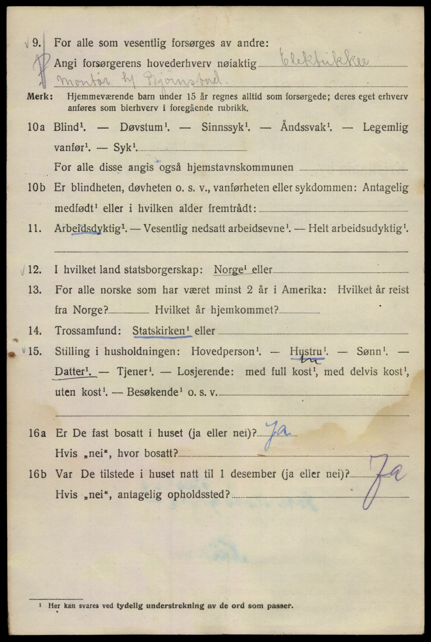 SAO, Folketelling 1920 for 0301 Kristiania kjøpstad, 1920, s. 238376