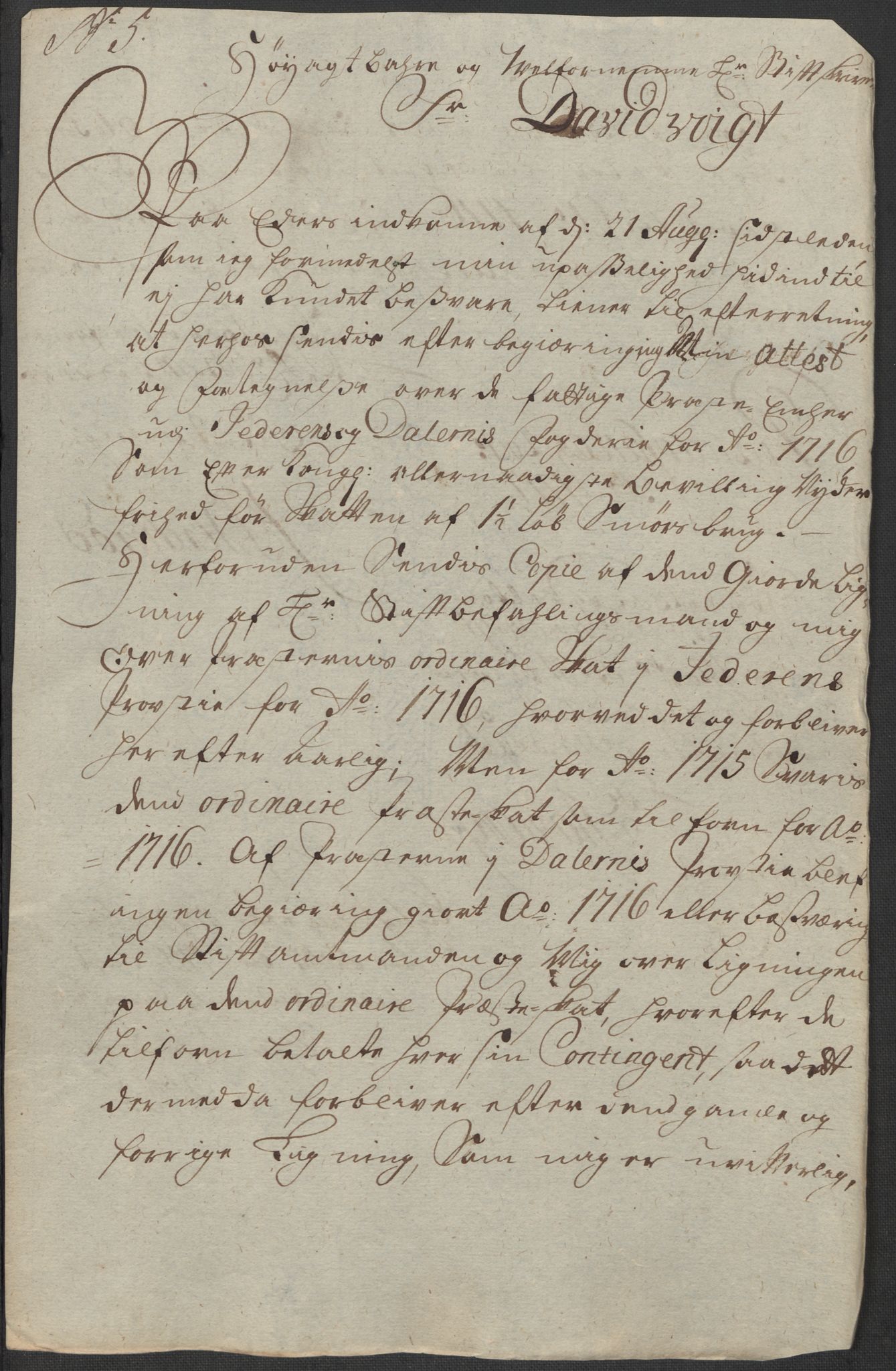 Rentekammeret inntil 1814, Reviderte regnskaper, Fogderegnskap, RA/EA-4092/R46/L2740: Fogderegnskap Jæren og Dalane, 1715-1716, s. 319