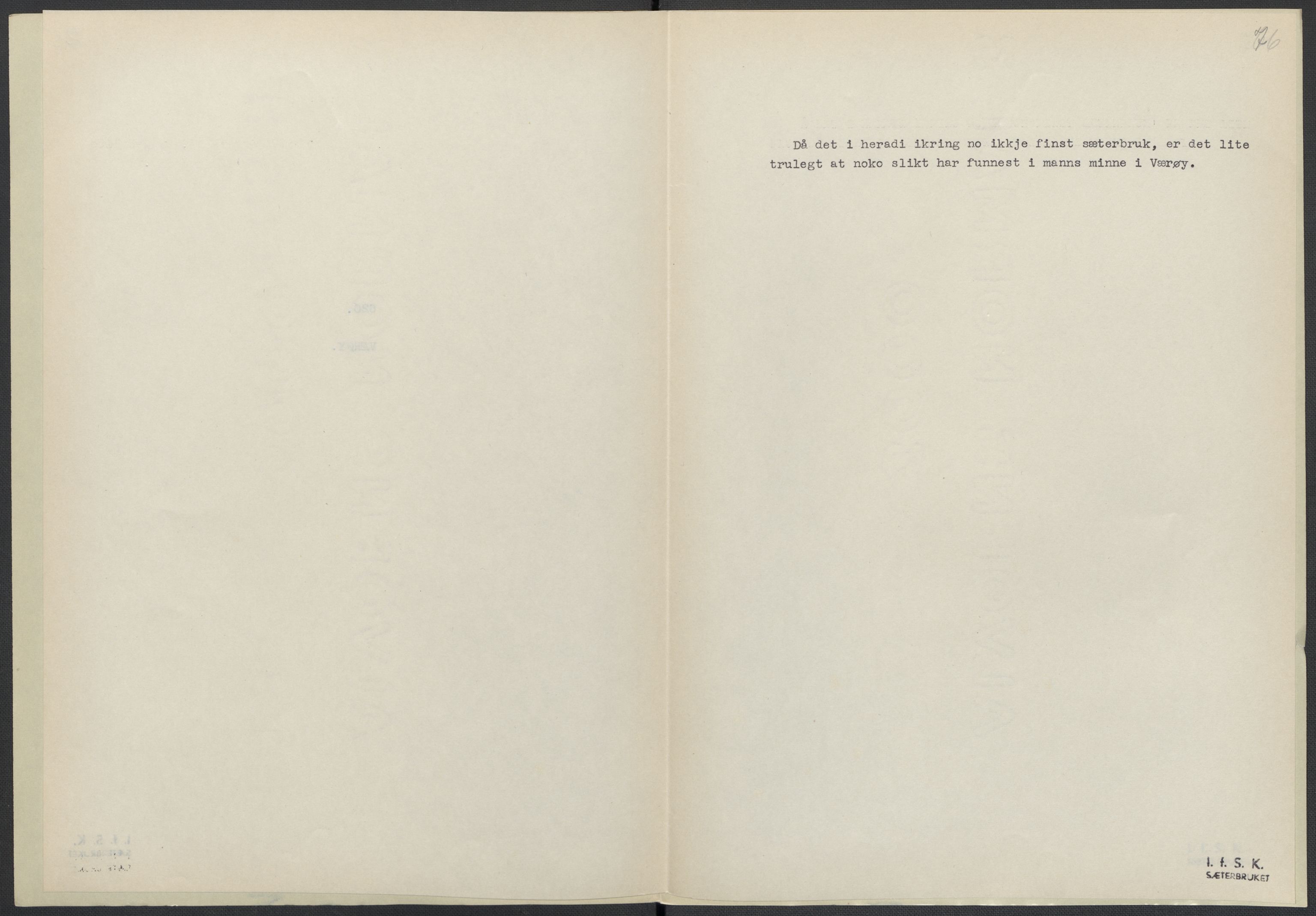 Instituttet for sammenlignende kulturforskning, RA/PA-0424/F/Fc/L0016/0003: Eske B16: / Nordland (perm XLVIII), 1932-1937, s. 76