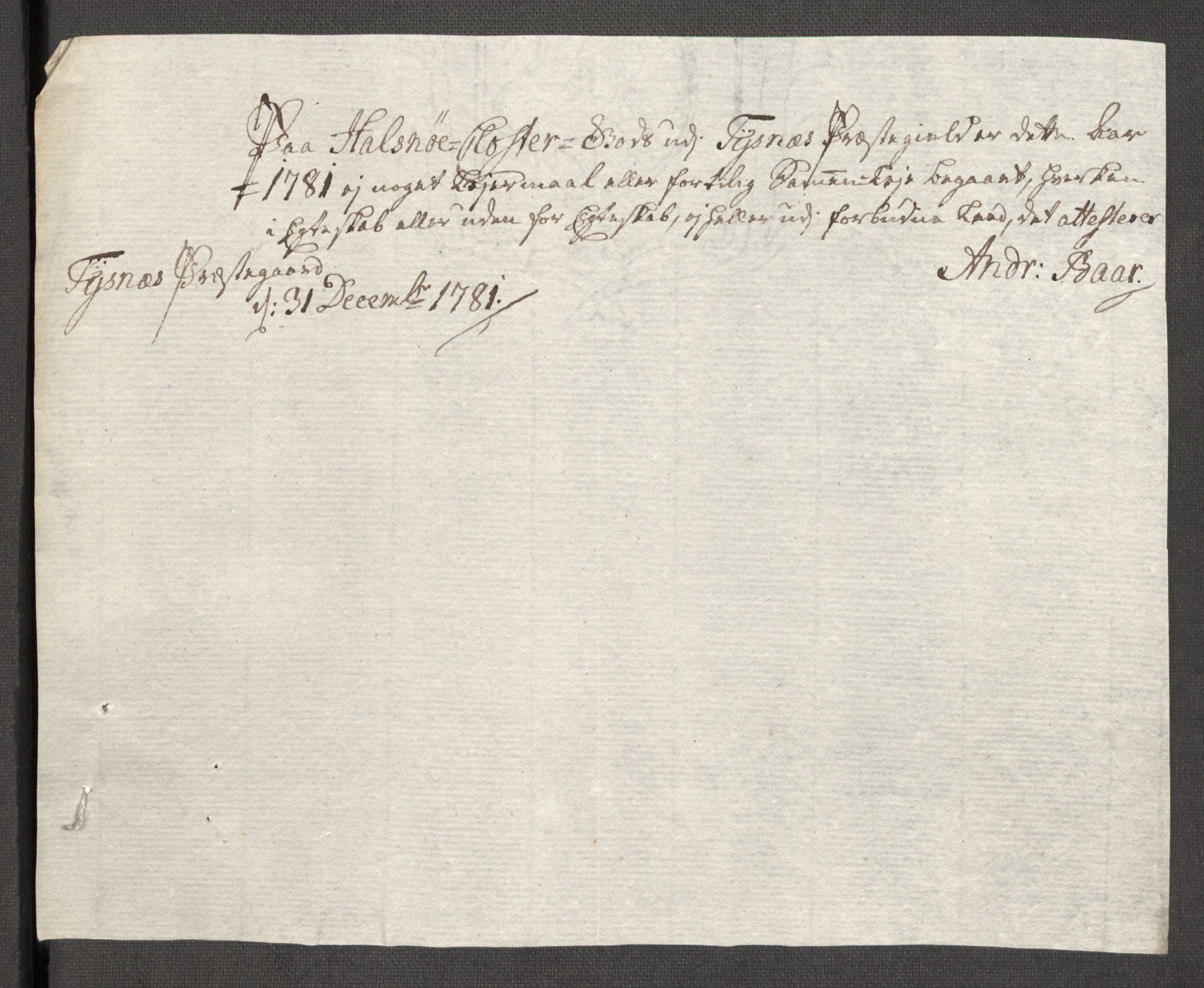 Rentekammeret inntil 1814, Reviderte regnskaper, Fogderegnskap, RA/EA-4092/R48/L3097: Fogderegnskap Sunnhordland og Hardanger, 1781, s. 296