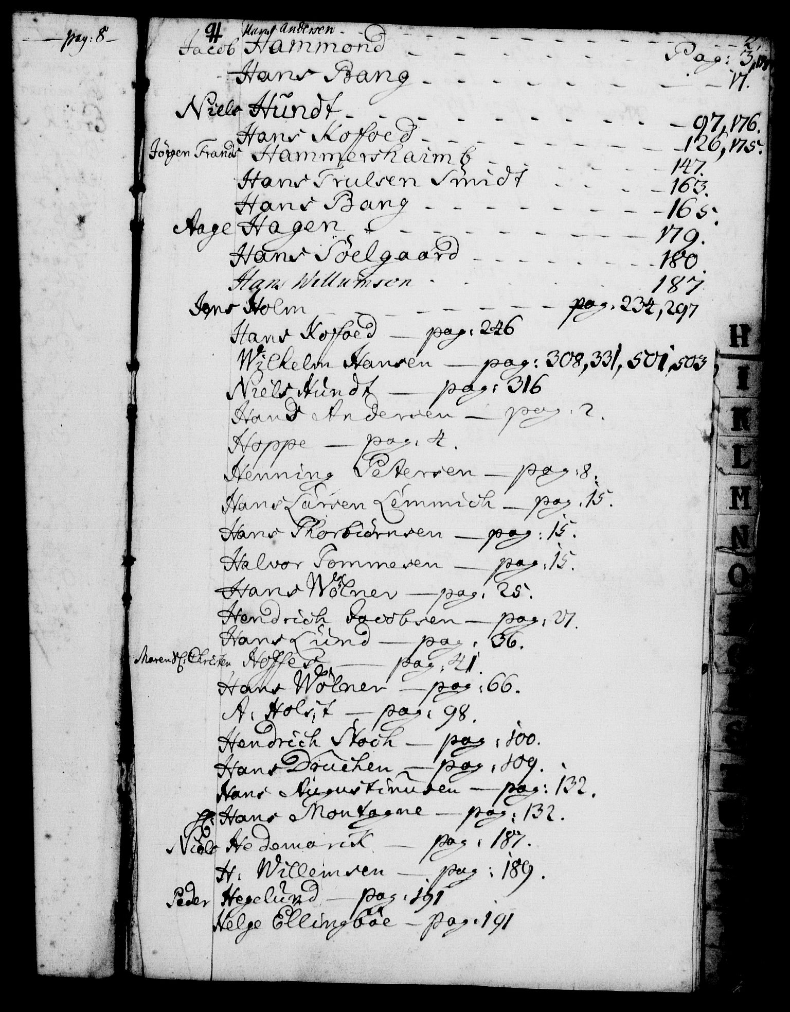 Rentekammeret, Kammerkanselliet, AV/RA-EA-3111/G/Gh/Ghd/L0001: Kausjonsprotokoll med register (merket RK 53.39), 1719-1725