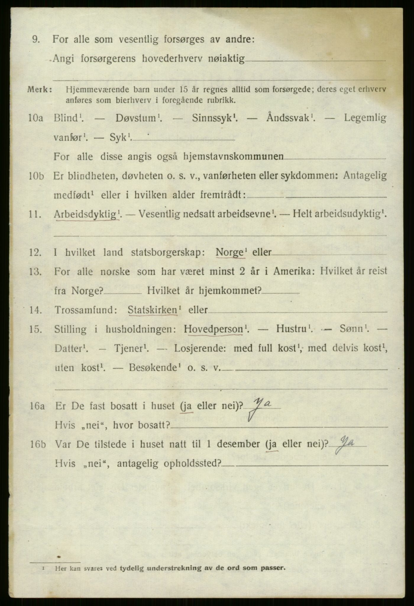 SAB, Folketelling 1920 for 1446 Breim herred, 1920, s. 994
