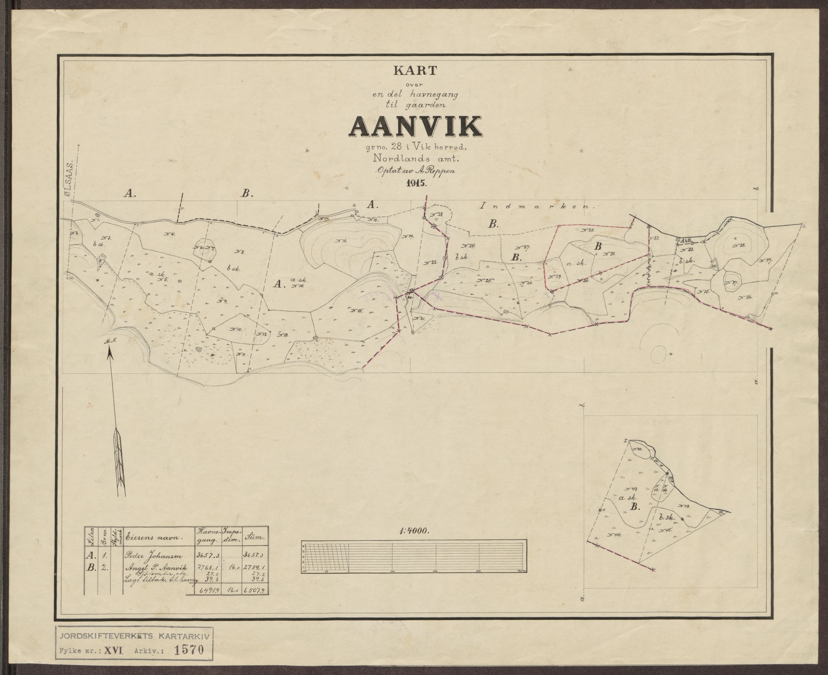 Jordskifteverkets kartarkiv, AV/RA-S-3929/T, 1859-1988, s. 1814