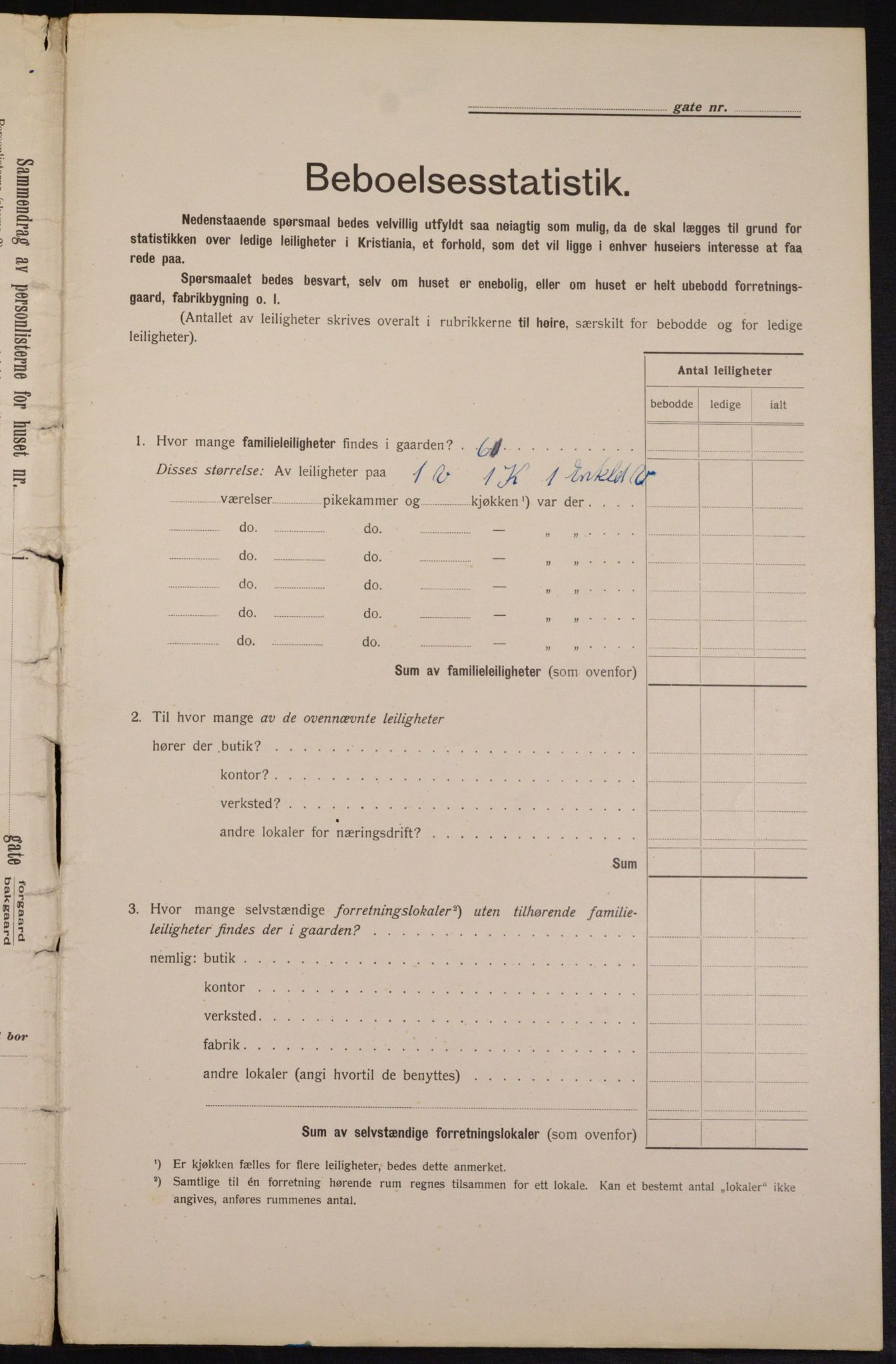 OBA, Kommunal folketelling 1.2.1913 for Kristiania, 1913, s. 45217