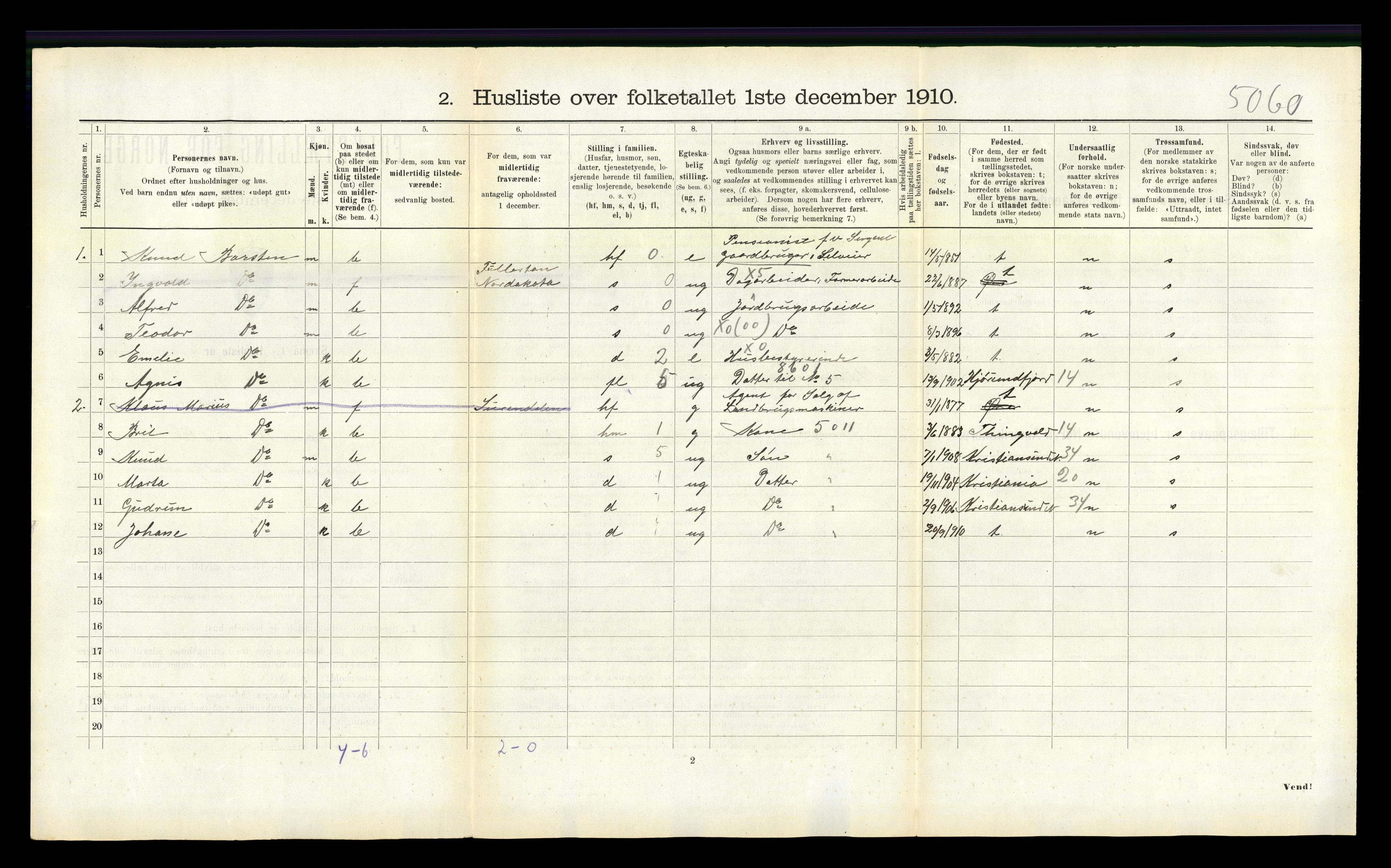 RA, Folketelling 1910 for 1543 Nesset herred, 1910, s. 184