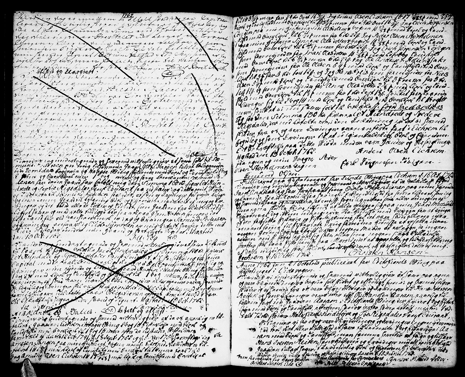 Romsdal sorenskriveri, SAT/A-4149/1/2/2C/L0003: Pantebok nr. 3, 1747-1767, s. 257