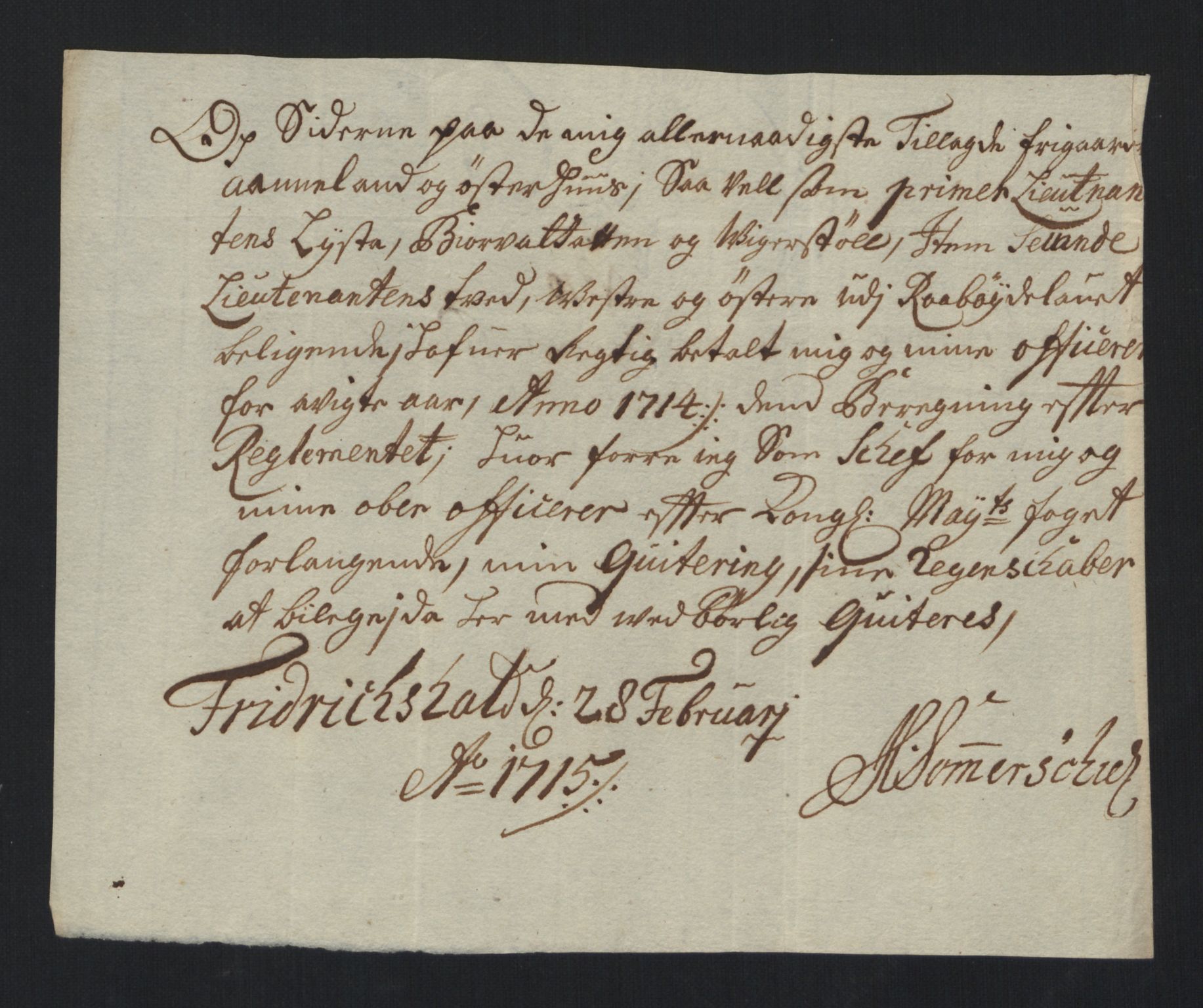 Rentekammeret inntil 1814, Reviderte regnskaper, Fogderegnskap, RA/EA-4092/R40/L2451: Fogderegnskap Råbyggelag, 1714-1715, s. 90