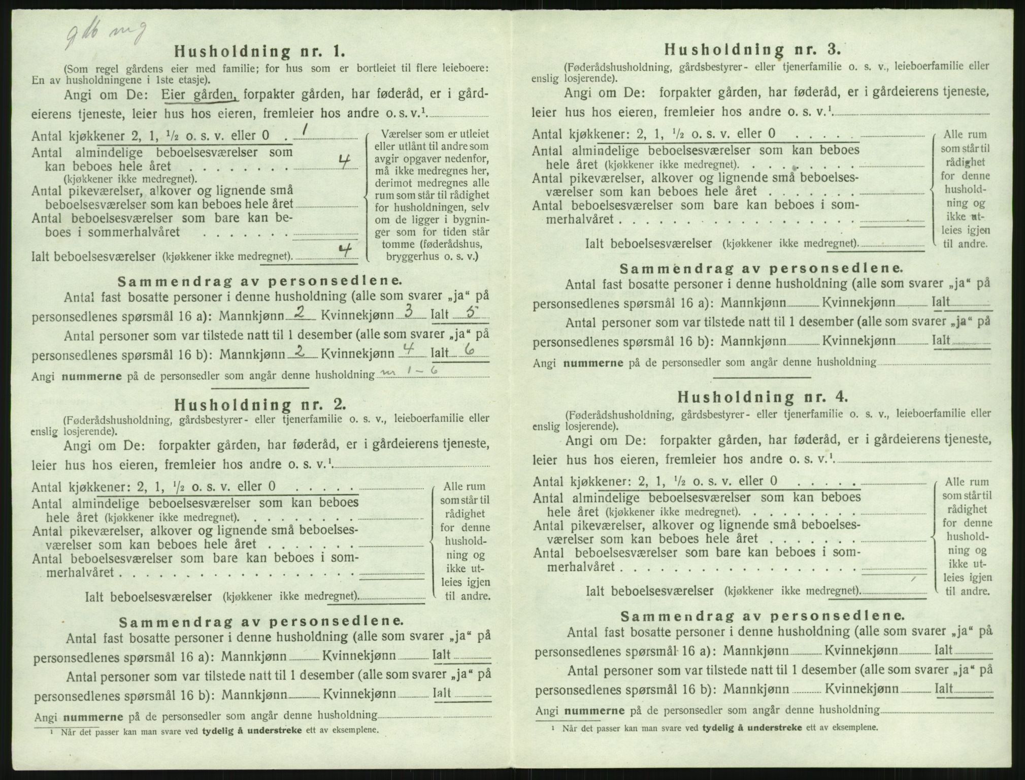 SAST, Folketelling 1920 for 1121 Time herred, 1920, s. 282