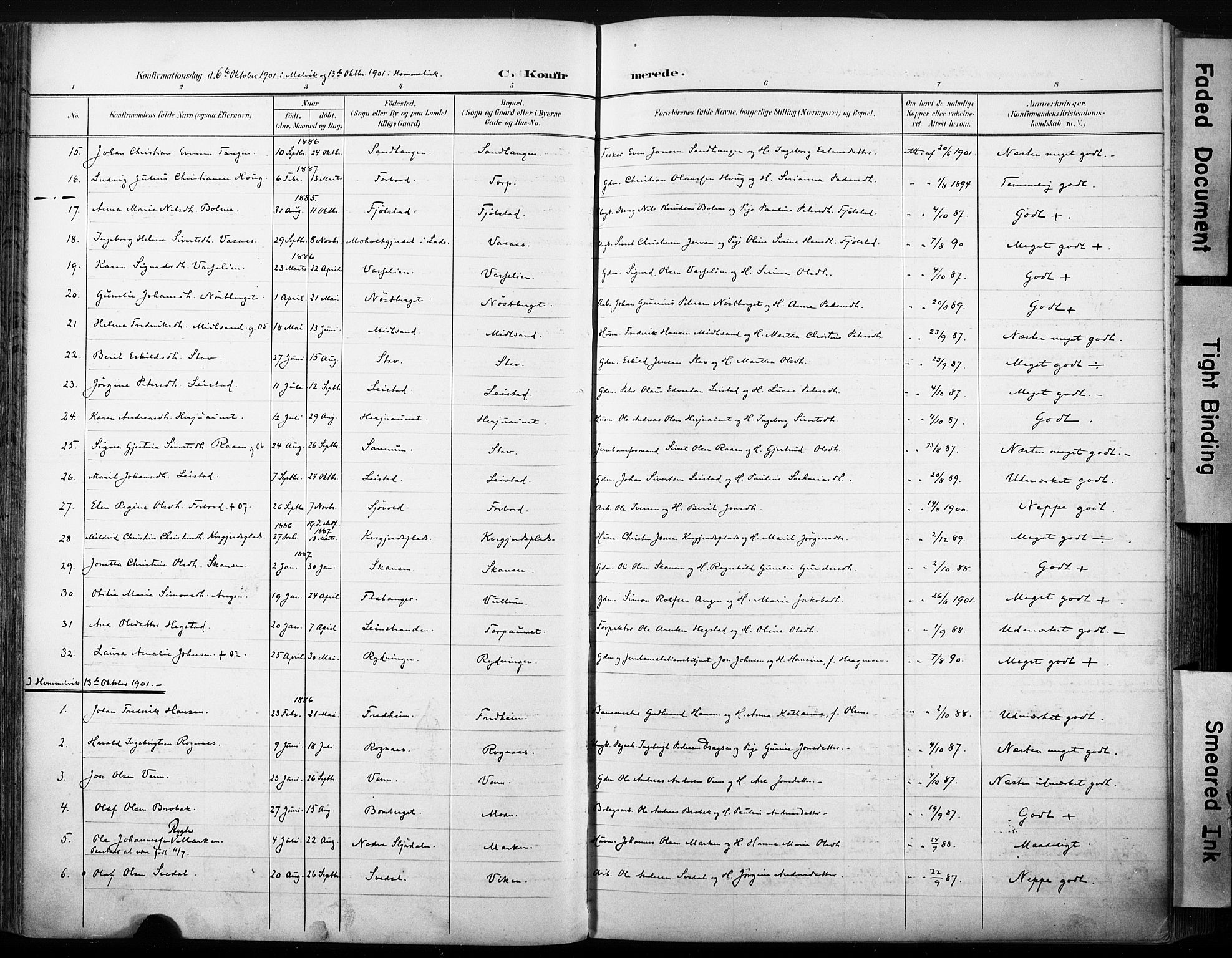 Ministerialprotokoller, klokkerbøker og fødselsregistre - Sør-Trøndelag, SAT/A-1456/616/L0411: Ministerialbok nr. 616A08, 1894-1906