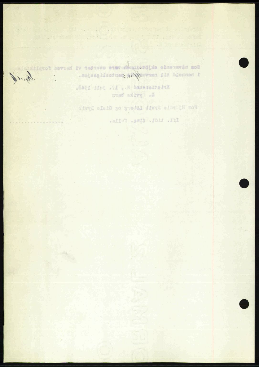 Kristiansund byfogd, AV/SAT-A-4587/A/27: Pantebok nr. 44, 1947-1948, Dagboknr: 1031/1948