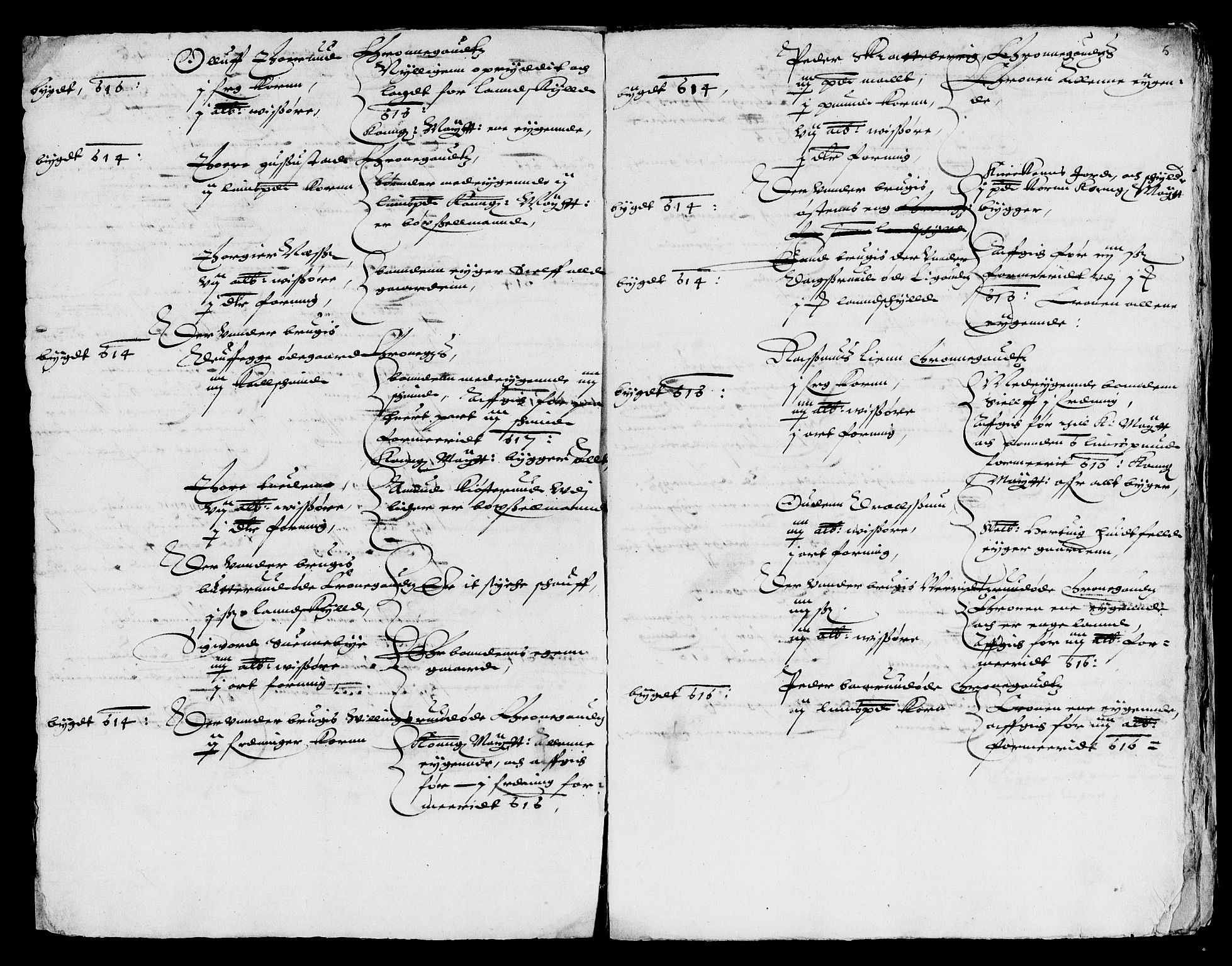 Rentekammeret inntil 1814, Reviderte regnskaper, Lensregnskaper, RA/EA-5023/R/Rb/Rba/L0040: Akershus len, 1616-1617