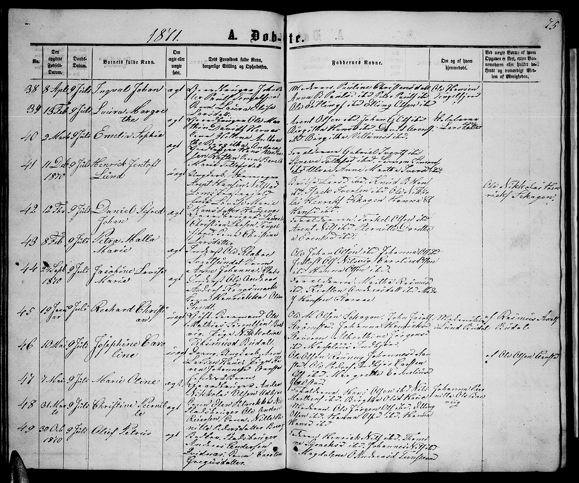 Ministerialprotokoller, klokkerbøker og fødselsregistre - Nordland, AV/SAT-A-1459/888/L1266: Klokkerbok nr. 888C04, 1864-1877, s. 75