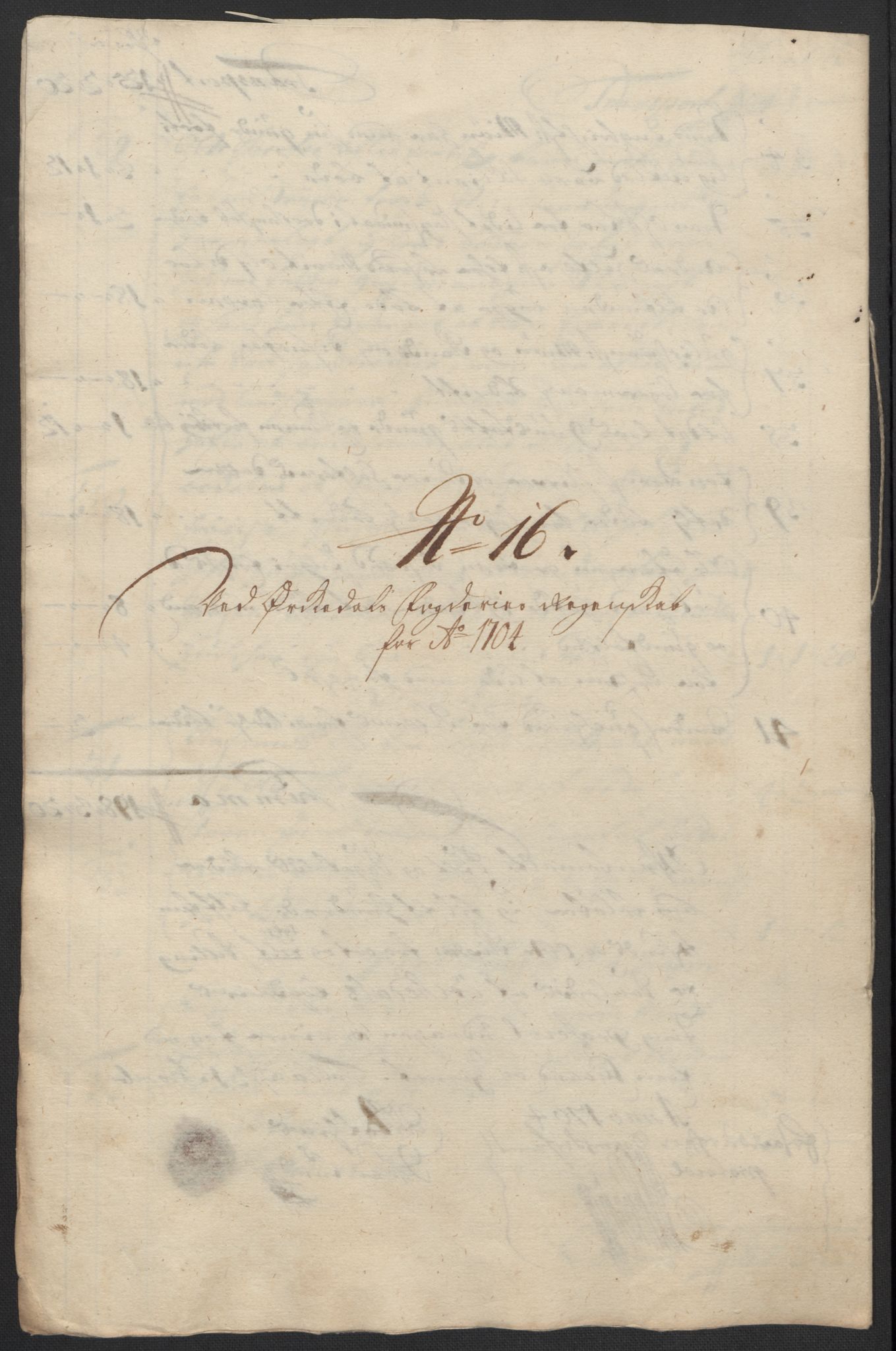 Rentekammeret inntil 1814, Reviderte regnskaper, Fogderegnskap, RA/EA-4092/R60/L3954: Fogderegnskap Orkdal og Gauldal, 1704, s. 187