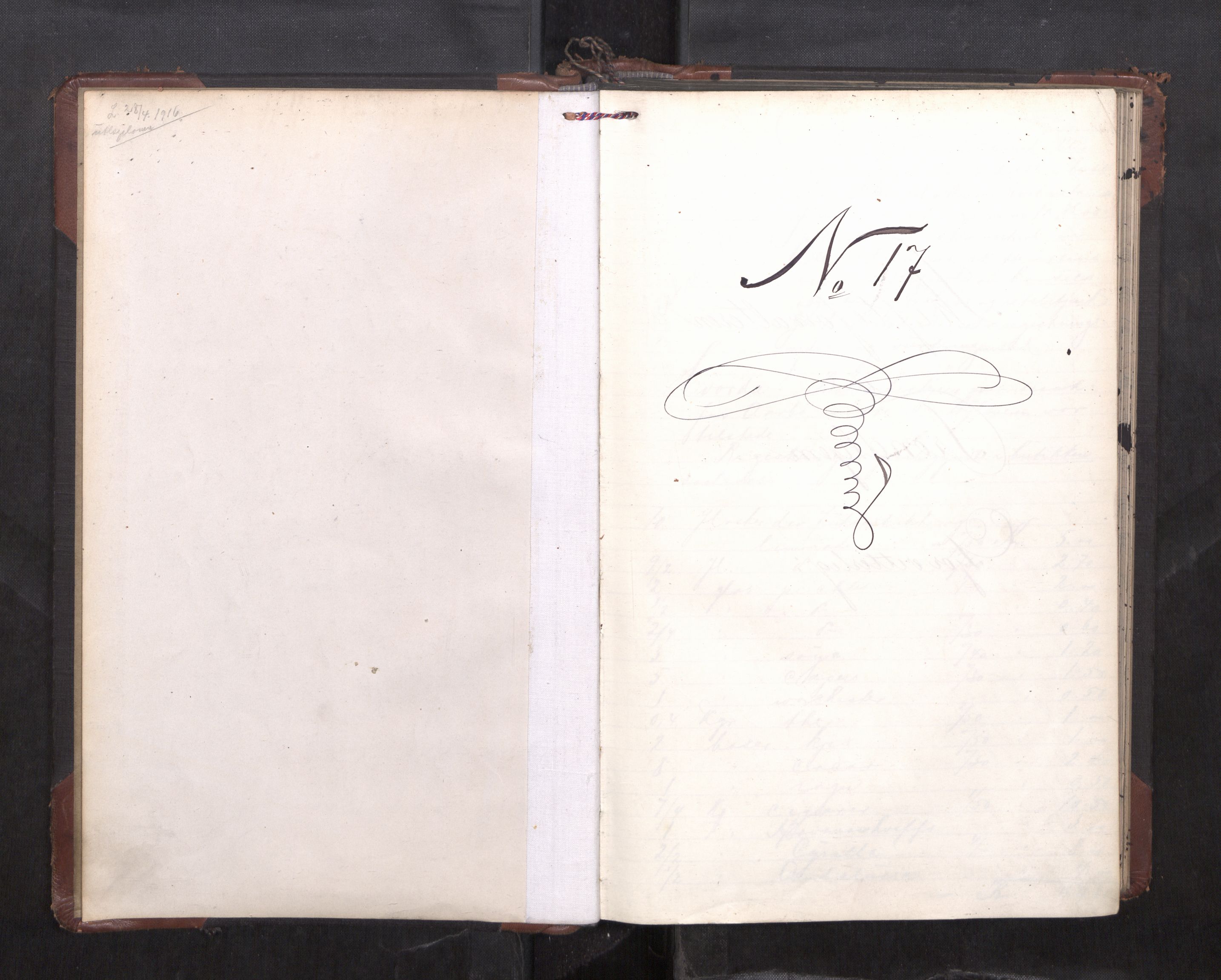 Trondheim byfogd, AV/SAT-A-0003/1/3/3C/L0036: Skifteregistreringsprotokoll - 14/4-24/9. (u/ register), 1915-1918