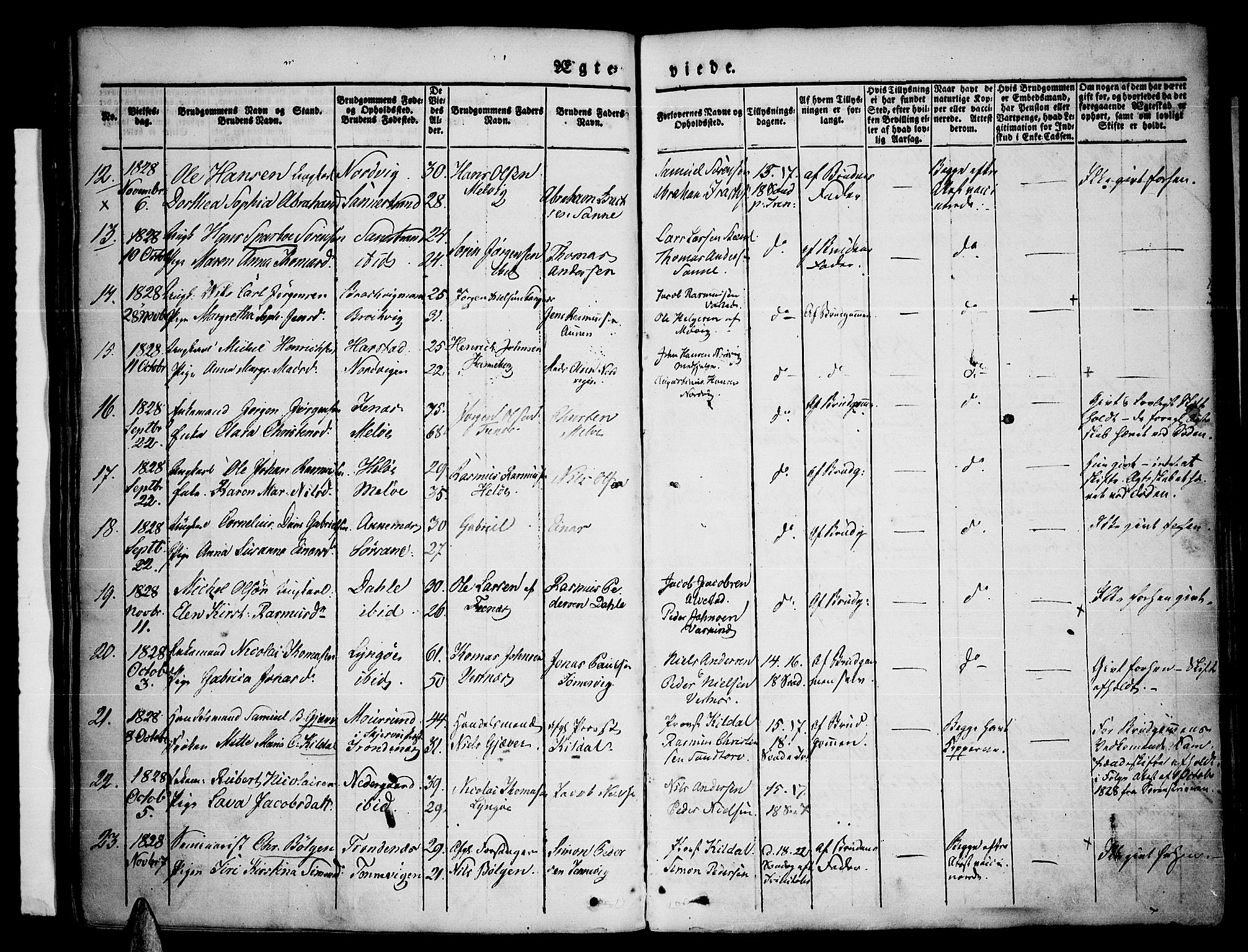Trondenes sokneprestkontor, AV/SATØ-S-1319/H/Ha/L0007kirke: Ministerialbok nr. 7, 1827-1841