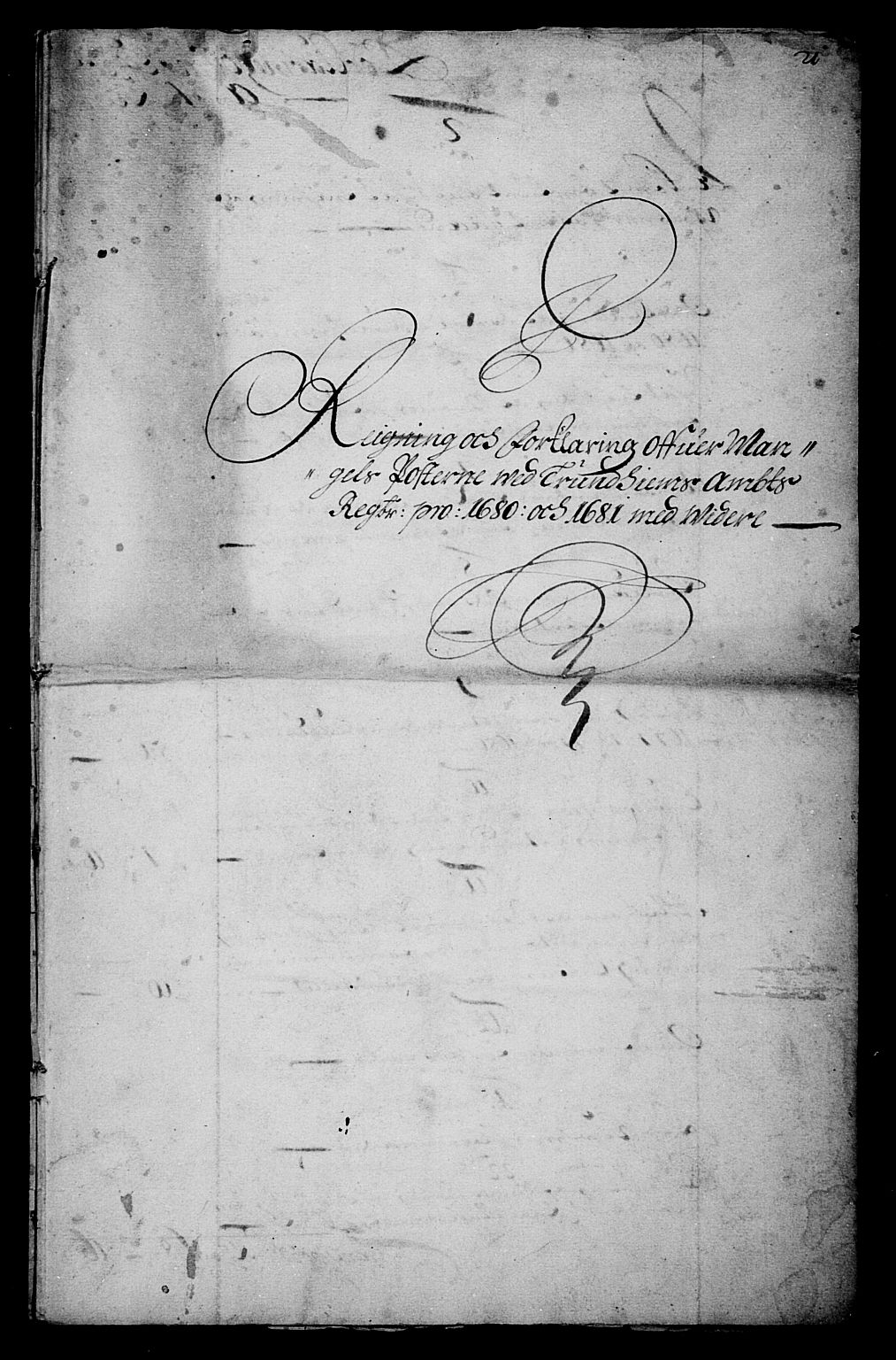 Rentekammeret inntil 1814, Reviderte regnskaper, Stiftamtstueregnskaper, Trondheim stiftamt og Nordland amt, AV/RA-EA-6044/R/Rg/L0078: Trondheim stiftamt og Nordland amt, 1680-1684