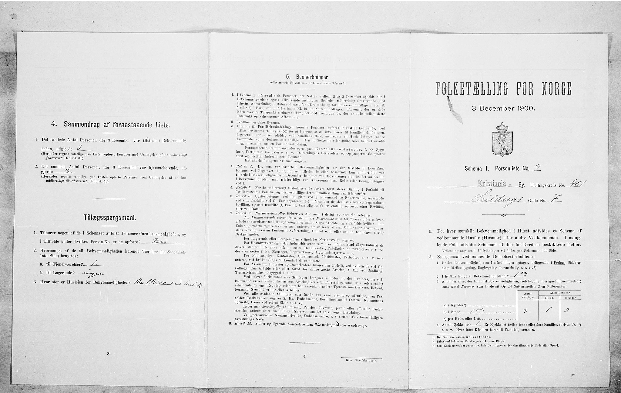 SAO, Folketelling 1900 for 0301 Kristiania kjøpstad, 1900, s. 83682