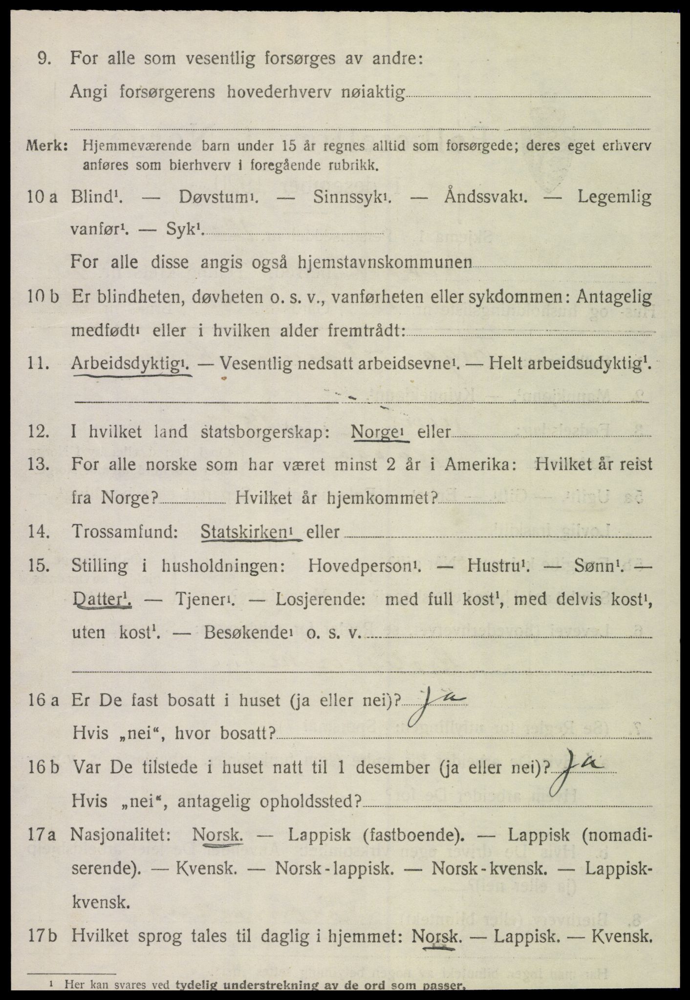 SAT, Folketelling 1920 for 1736 Snåsa herred, 1920, s. 3407