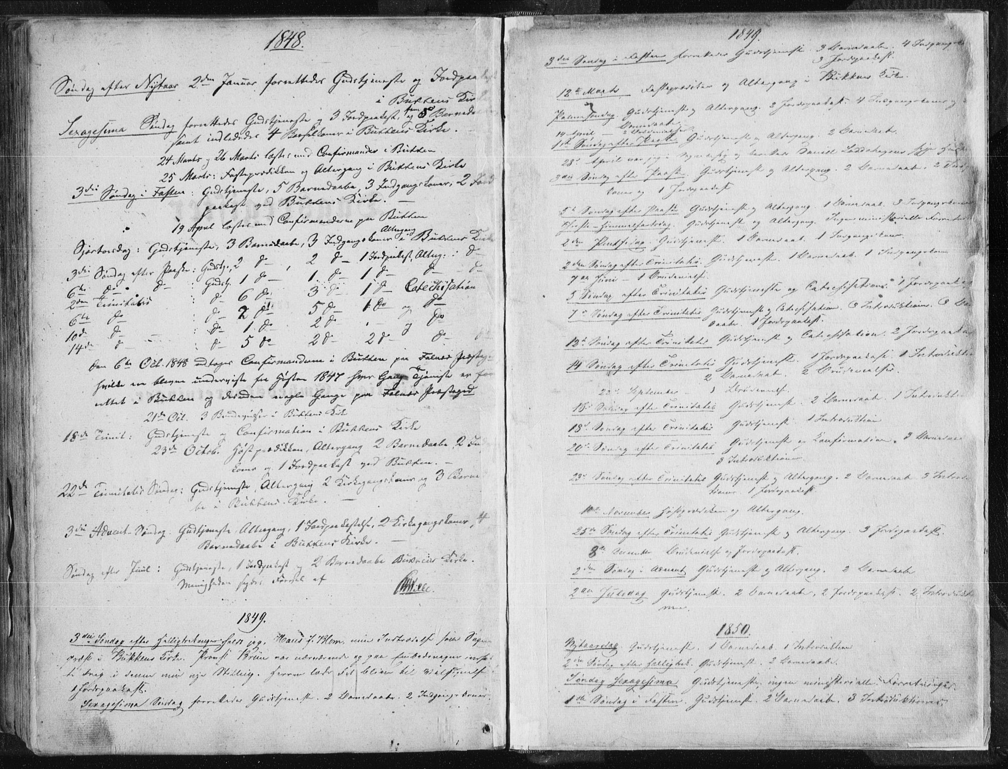 Tysvær sokneprestkontor, SAST/A -101864/H/Ha/Haa/L0002: Ministerialbok nr. A 2, 1847-1856, s. 140