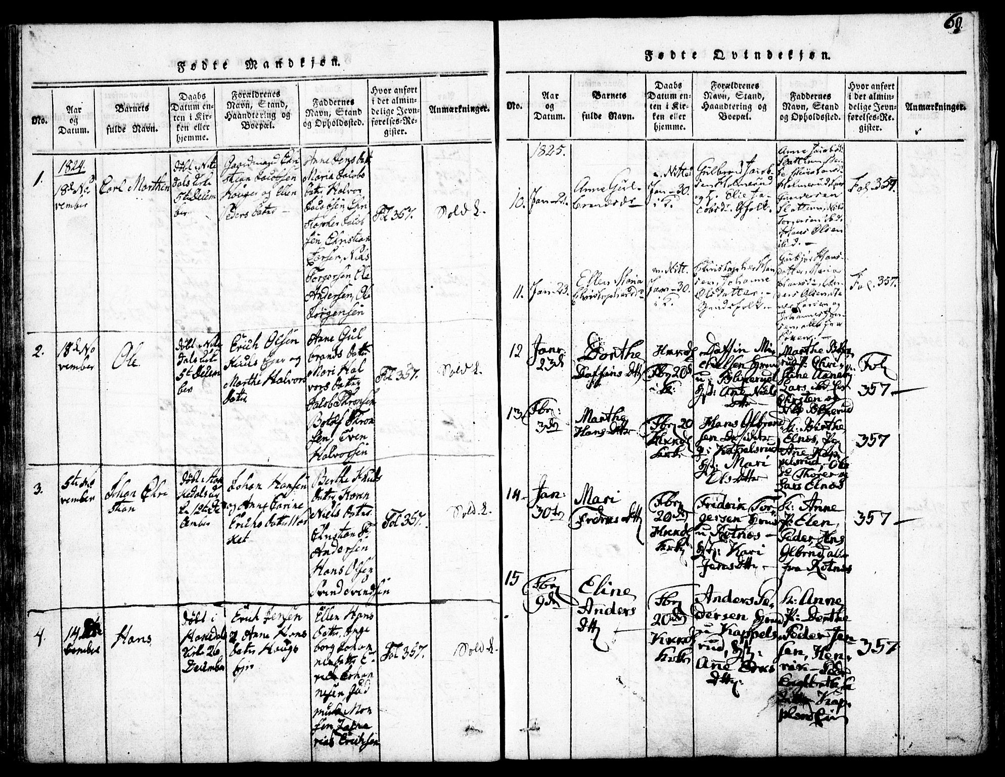 Nittedal prestekontor Kirkebøker, AV/SAO-A-10365a/F/Fa/L0003: Ministerialbok nr. I 3, 1814-1836, s. 60