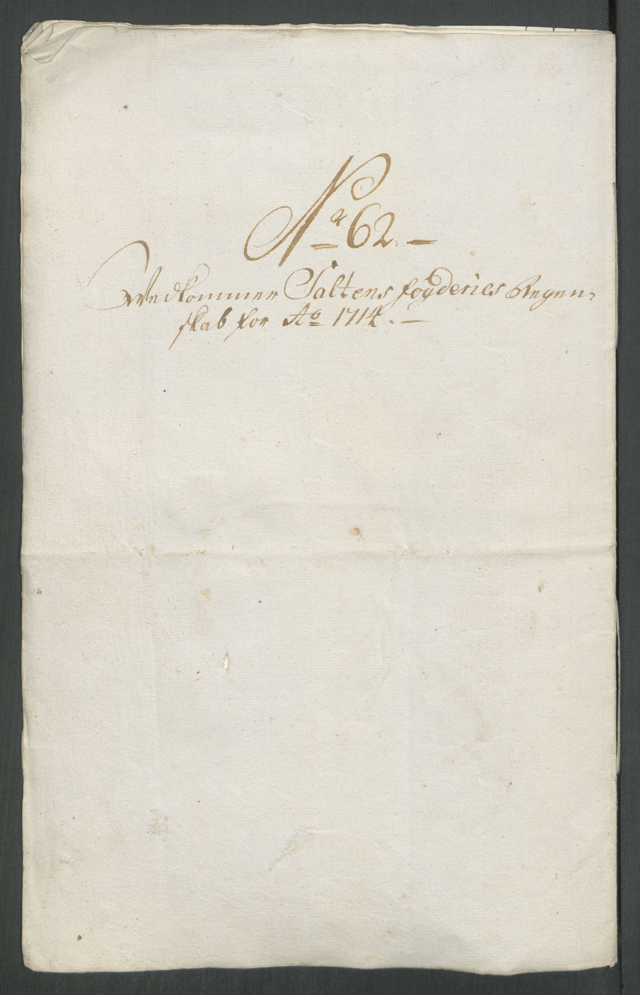 Rentekammeret inntil 1814, Reviderte regnskaper, Fogderegnskap, RA/EA-4092/R66/L4584: Fogderegnskap Salten, 1714, s. 337