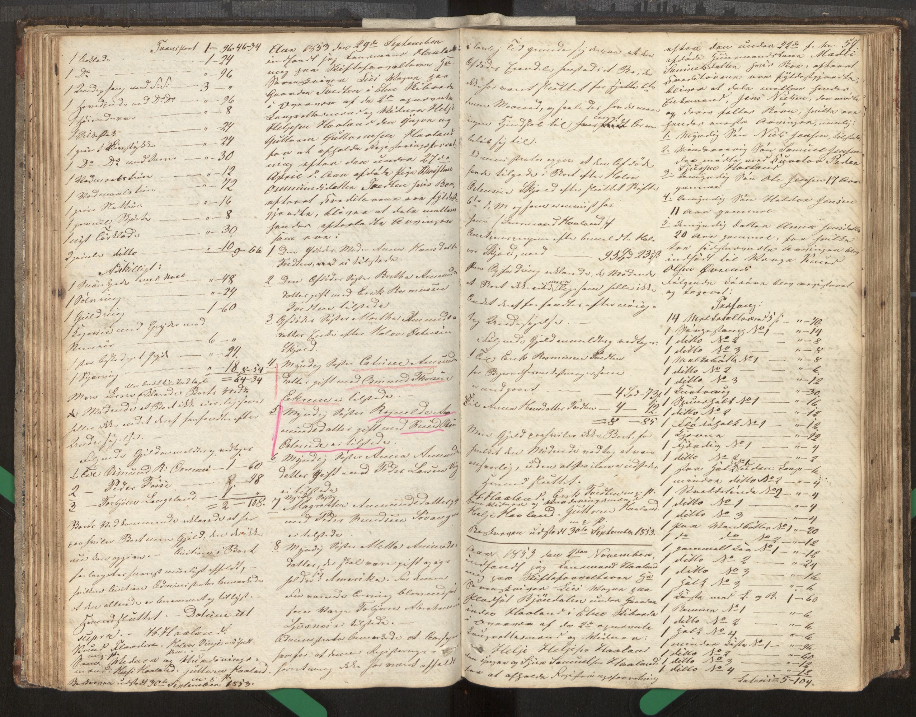 Lensmannen i Etne, AV/SAB-A-31601/0006/L0012: Registreringsprotokoll, 1846-1873, s. 56b-57a