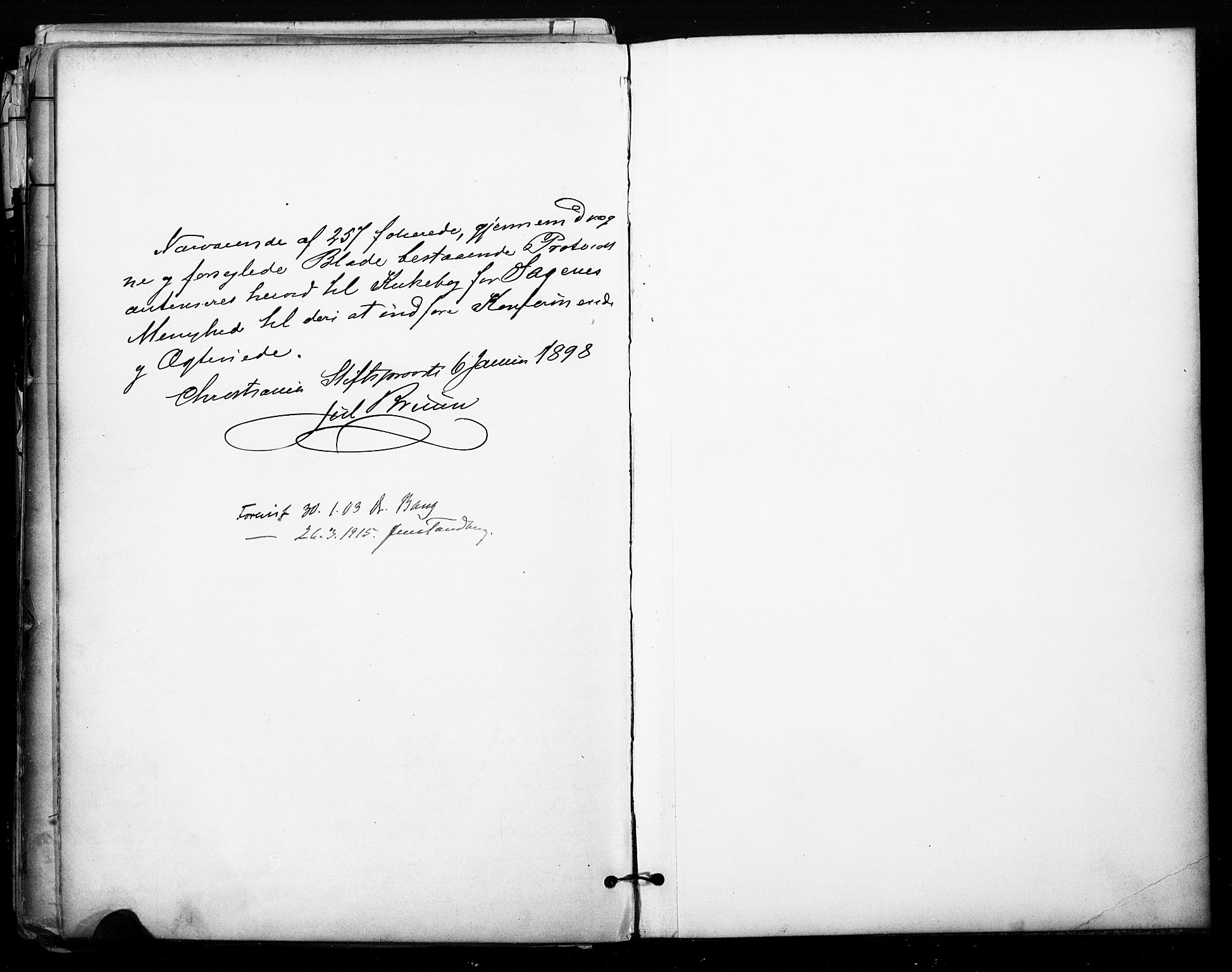 Sagene prestekontor Kirkebøker, SAO/A-10796/F/L0005: Ministerialbok nr. 5, 1898-1911
