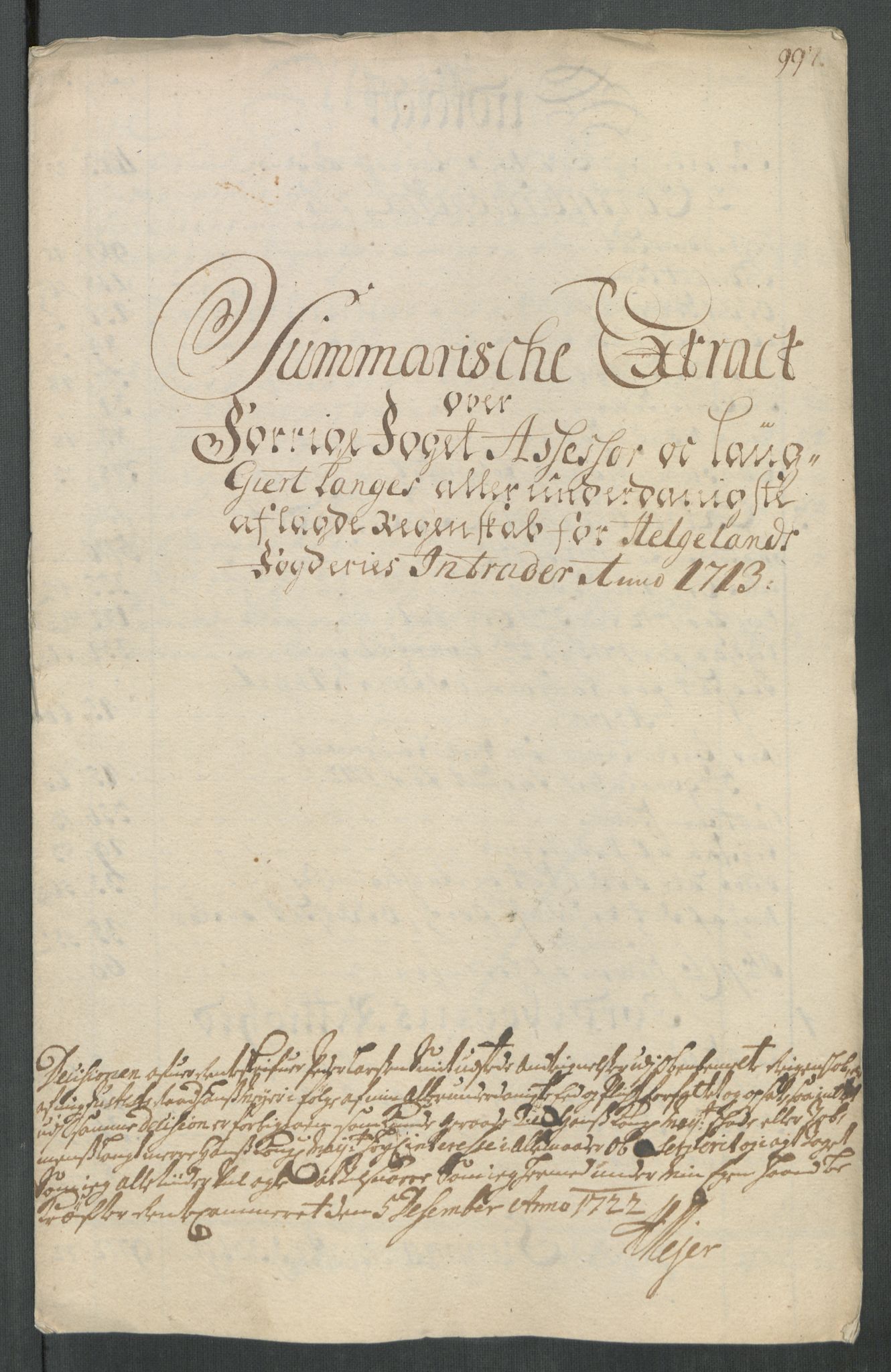 Rentekammeret inntil 1814, Reviderte regnskaper, Fogderegnskap, RA/EA-4092/R65/L4512: Fogderegnskap Helgeland, 1712-1713, s. 300
