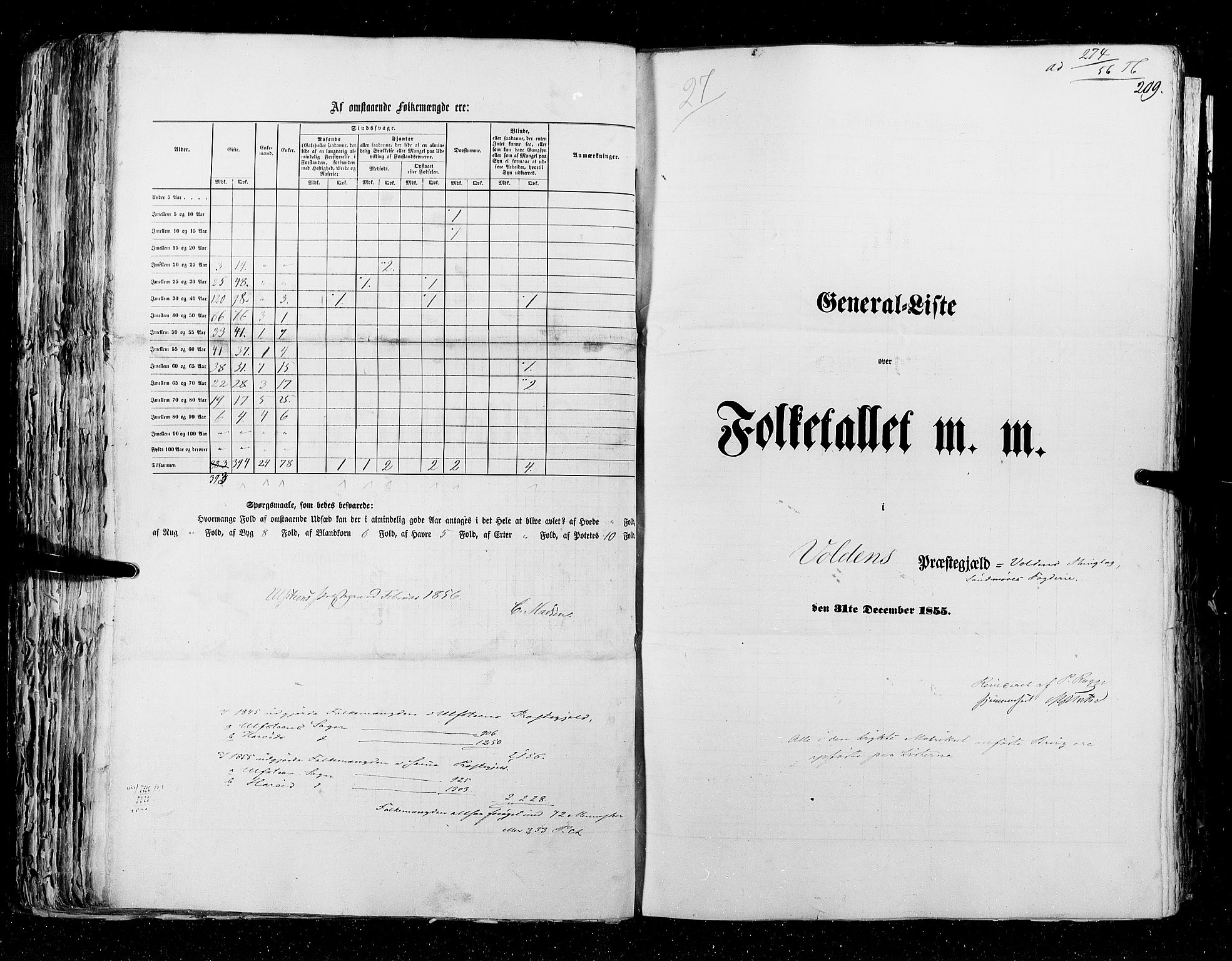 RA, Folketellingen 1855, bind 5: Nordre Bergenhus amt, Romsdal amt og Søndre Trondhjem amt, 1855, s. 209