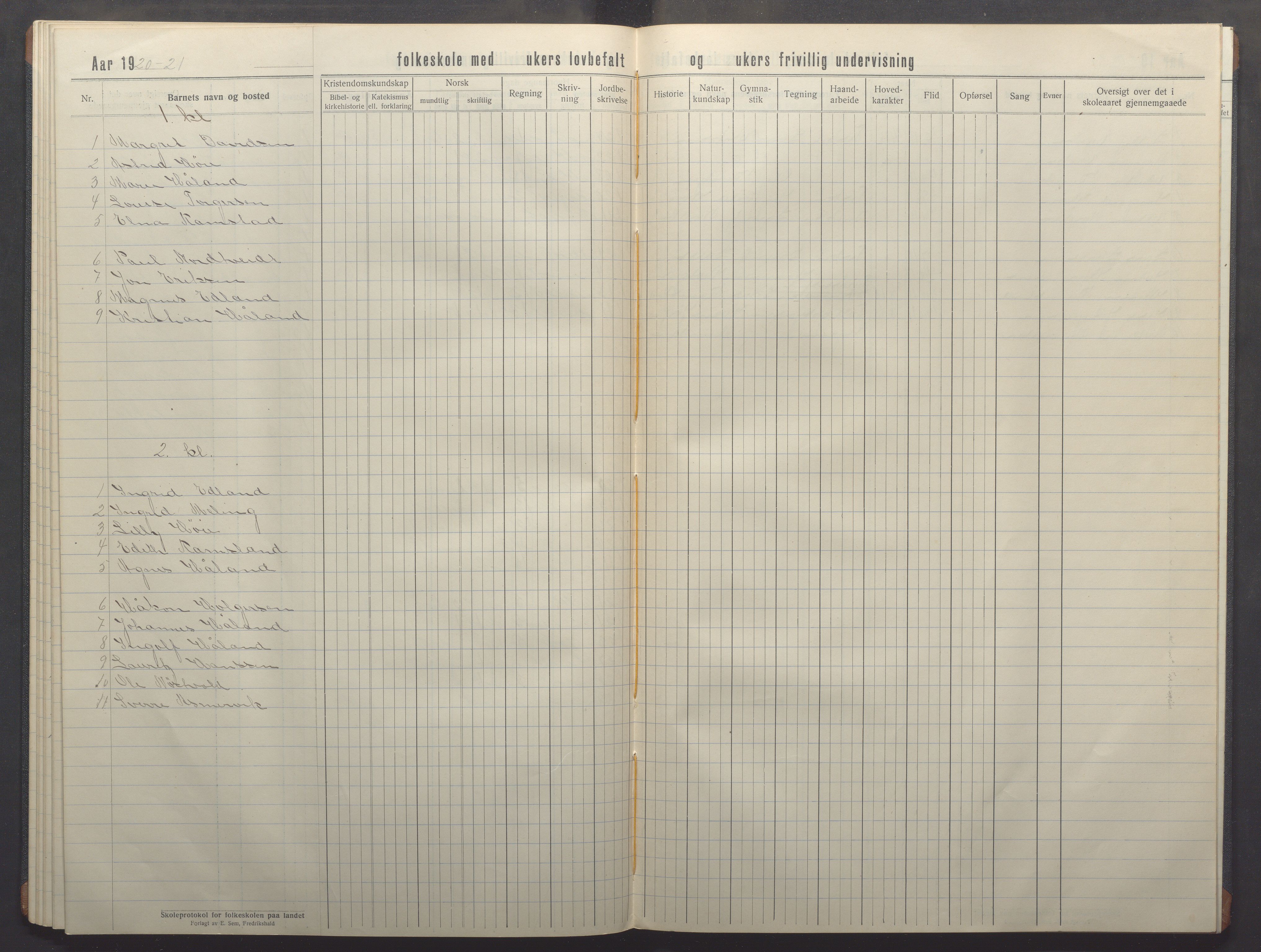 Kvitsøy kommune - Skolestyret, IKAR/K-100574/H/L0003: Skoleprotokoll, 1914-1922, s. 44