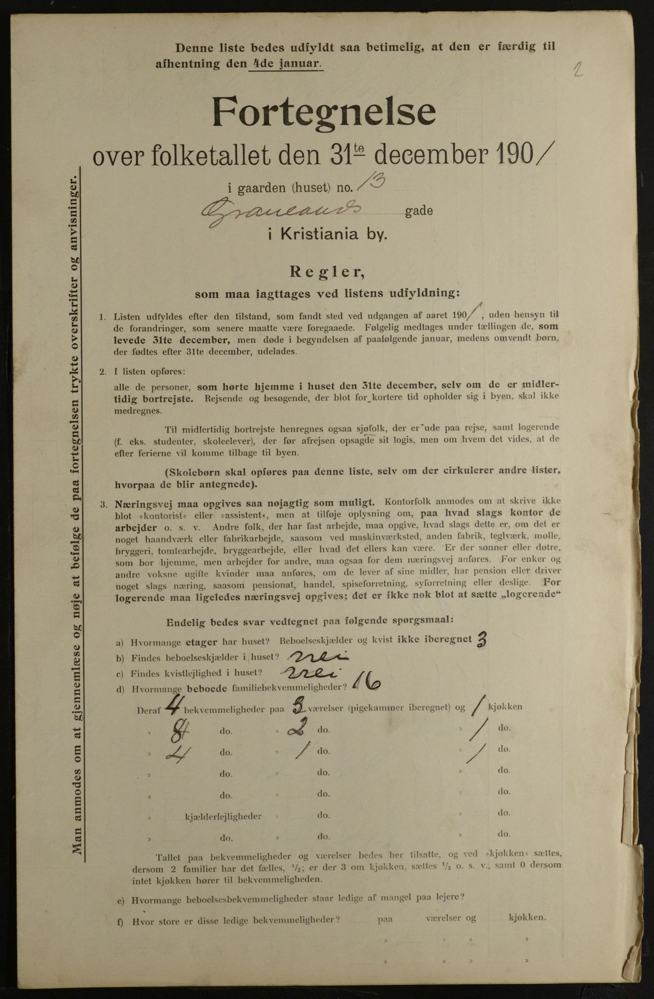 OBA, Kommunal folketelling 31.12.1901 for Kristiania kjøpstad, 1901, s. 5069