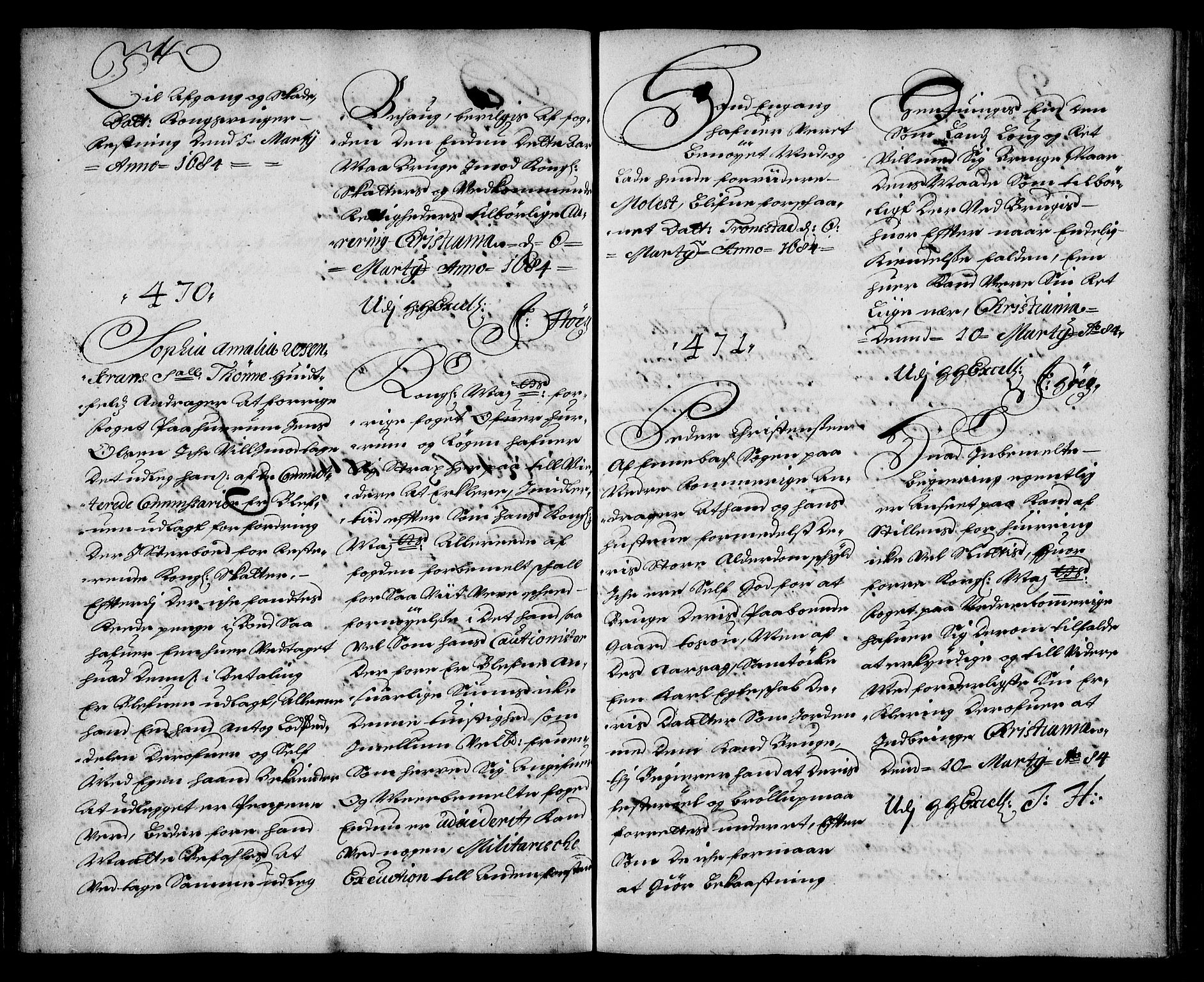 Stattholderembetet 1572-1771, AV/RA-EA-2870/Ae/L0001: Supplikasjons- og resolusjonsprotokoll, 1683-1684