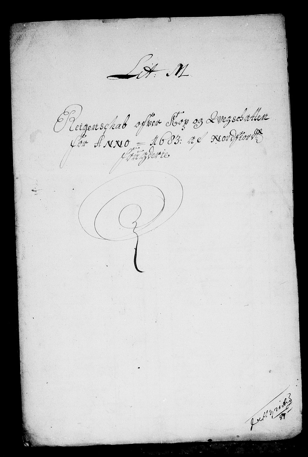 Rentekammeret inntil 1814, Reviderte regnskaper, Stiftamtstueregnskaper, Bergen stiftamt, AV/RA-EA-6043/R/Rc/L0068: Bergen stiftamt, 1683